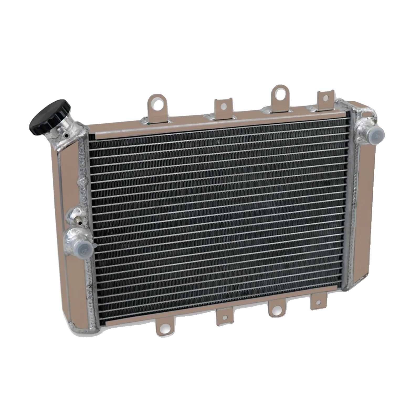 Kühler, Aluminium, Verbesserte Kühlleistung, Passt Für Yamaha Grizzly/kodiak 700 Eps, Leichtes Design, Robuste Konstruktion