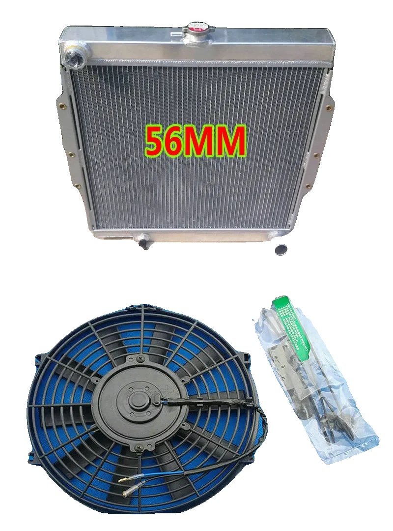 Aluminiumkühler + Lüfter, Kernmaß 500x518x56mm, Gesamtmaß 606x642x66mm, Einlass-/auslassdurchmesser 38mm, Kompatibilität Mit Manueller Übertragung,