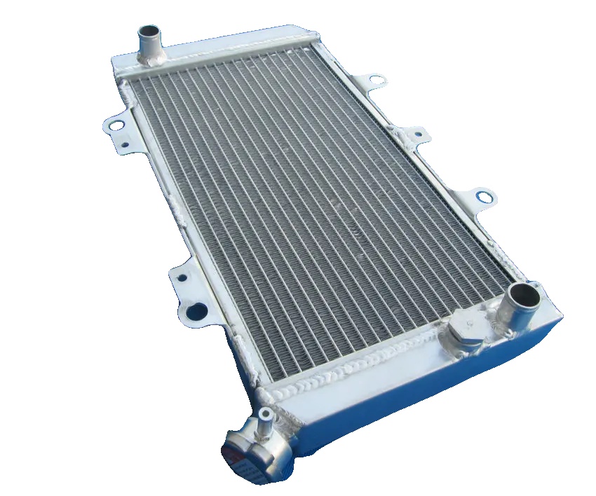 Atv Kühler, Aluminium, Kompatibel Mit Yamaha Grizzly 660 Yfm660, 2002-2008, Erhöhte Kühlleistung 40%, Tig-geschweißte Konstruktion