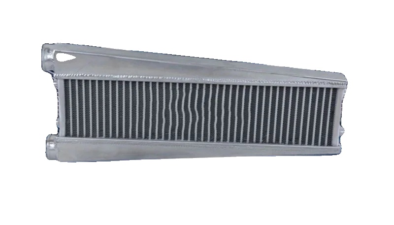 Ladeluftkühler, Aluminium-material, Kernabmessungen 27"x6"x3", Einlassgröße 2,5", Auslassgröße 2,5", 800ps Kapazität