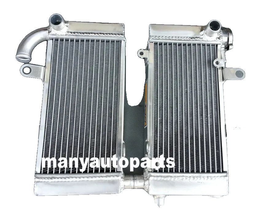 Aluminiumkühler, Artikelgewicht 3,0 Kg, Kompatibilität V-twin Super Hawk Motorrad 1997-2005, Kühlleistung Um 40 % Erhöht, Kernart Vakuumlöten, Tanktyp
