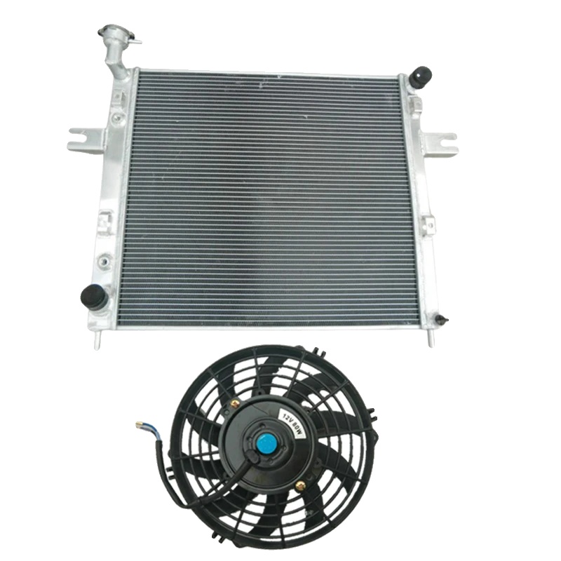 Aluminiumkühler, 3reihen, Kernabmessungen 545mm X 590mm, Gesamtmaße 860mm X 610mm, Passend Für Jeep Grand Cherokee 4.0l L6, Erhöhte Kühlleistung 30%