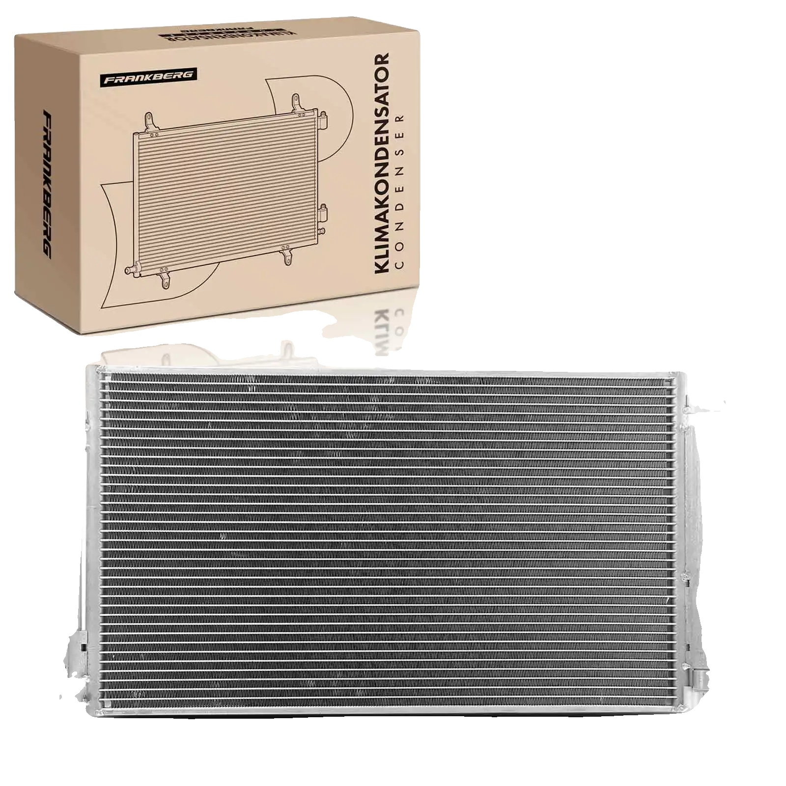 Kondensator Klimaanlage, Abmessungen: 625 X 358 X 16 Mm, Kompatibel Mit Chevrolet Epica Kl1 (2007-2011), Eingangsdurchmesser: 11,8 Mm,