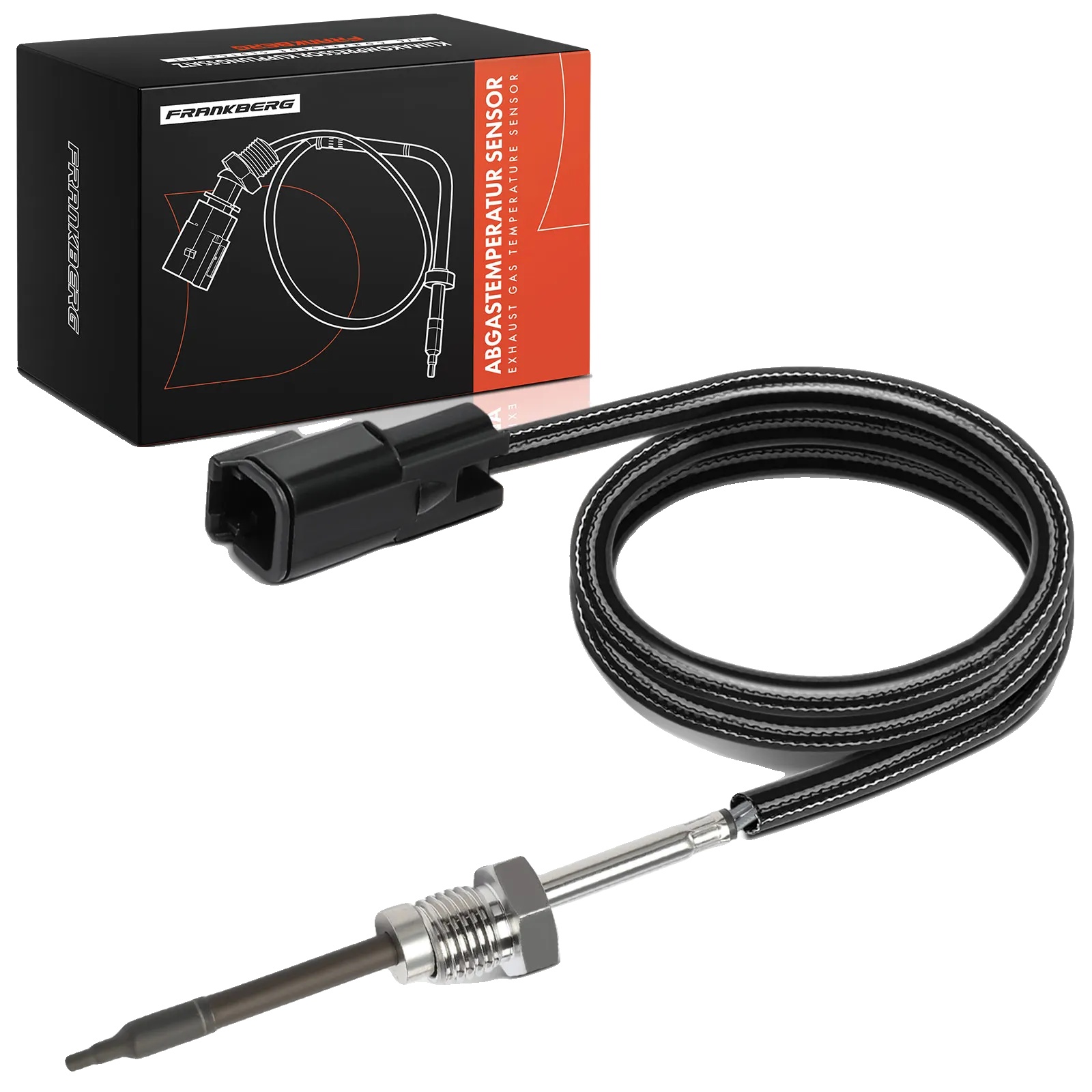 Temperatursensor, Kabellänge 925 Mm, Ptc-sensortyp, Geeignet Für Volvo-fahrzeuge, Gewindegröße M14x1,5, 2 Anschlusskontakte