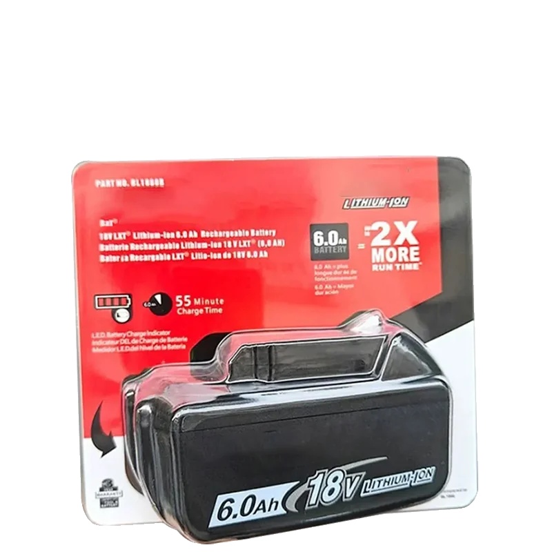 Batterie, 6ah Lithium-ionen, 18v Kompatibilität, Lila, 18v-a