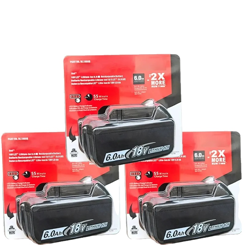 Batterie, 6ah Lithium-ionen, 18v Kompatibilität, Himmelblau, 18v-c