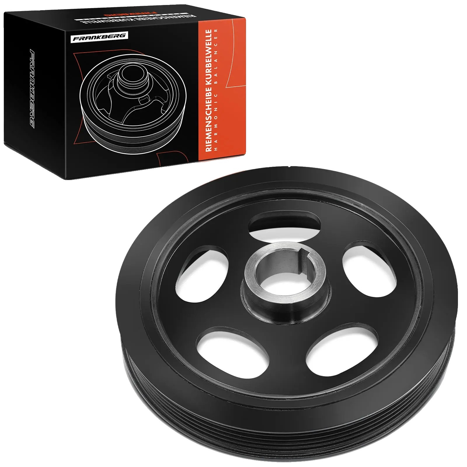 Riemenscheibe Kurbelwelle, Durchmesser 165mm, Breite 38mm, 5 Rillen, 5er-pack, Kompatibel Mit Mercedes-benz A-klasse W169 W245