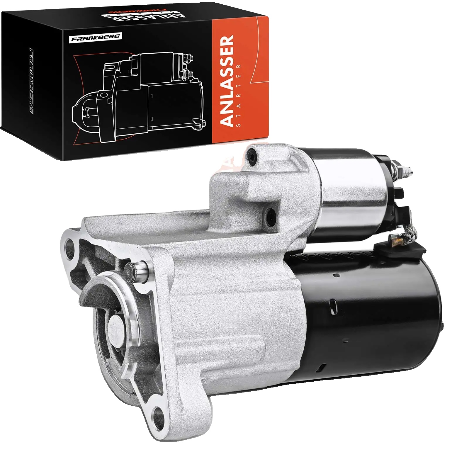 Anlasser, Hochwertiger Stahl, 12v, 1,4 Kw, Kompatibilität Mit Land Rover Freelander 2, Abmessungen 19 X 14 X 10 Cm