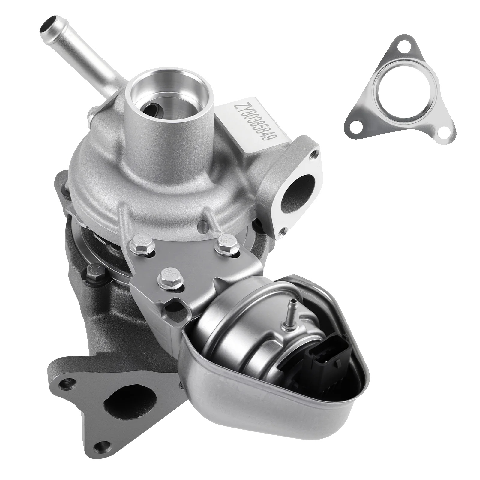 Turbolader, Aluminiumlegierung, 29 Cm Länge, 27 Cm Breite, 23 Cm Höhe, 6060 G Gewicht