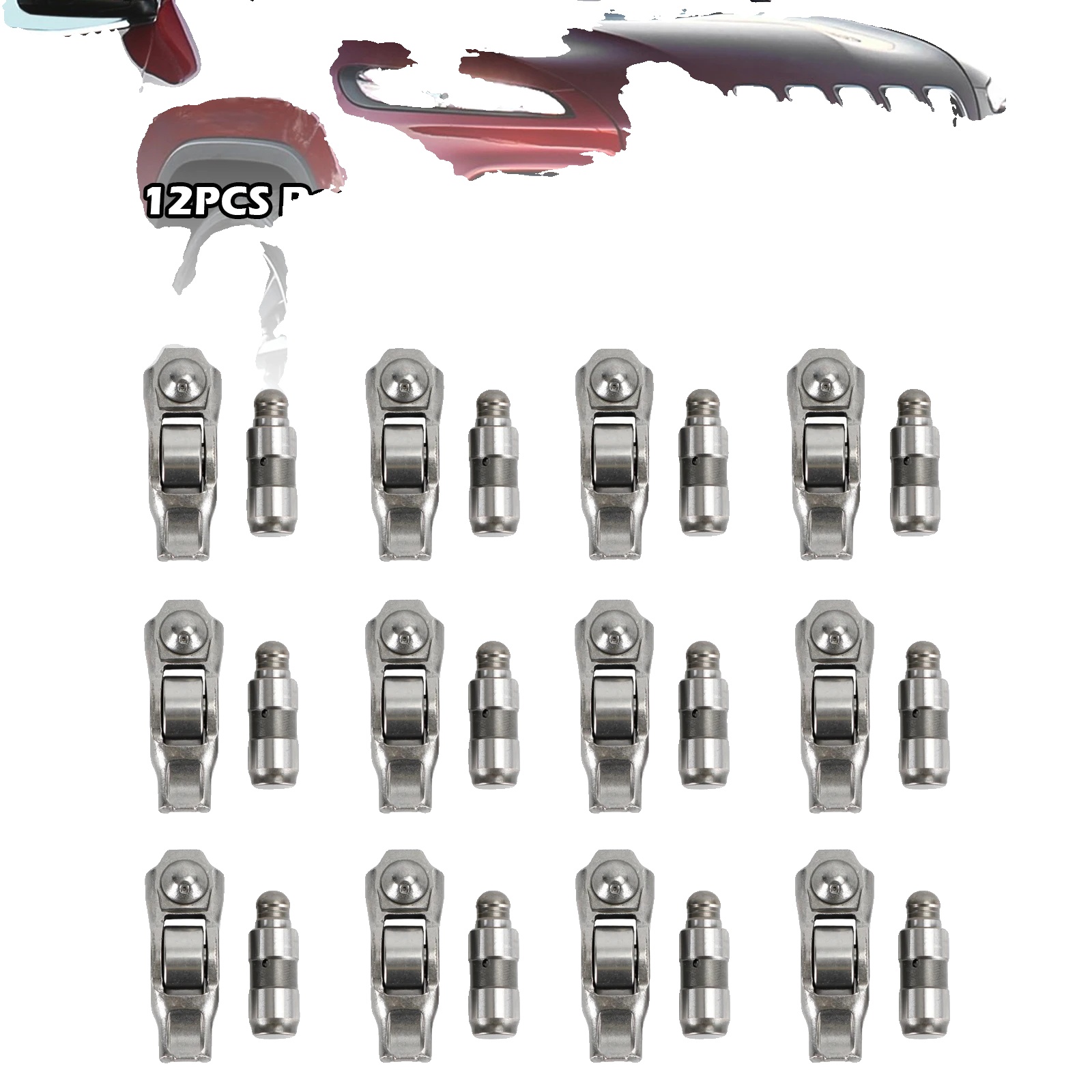 Rocker-arms-kit, 12pcs Rocker-arms, 12pcs Ventilstößel, Für 3.6l Motoren, Oem-kompatibilität, Hochwertiges Material