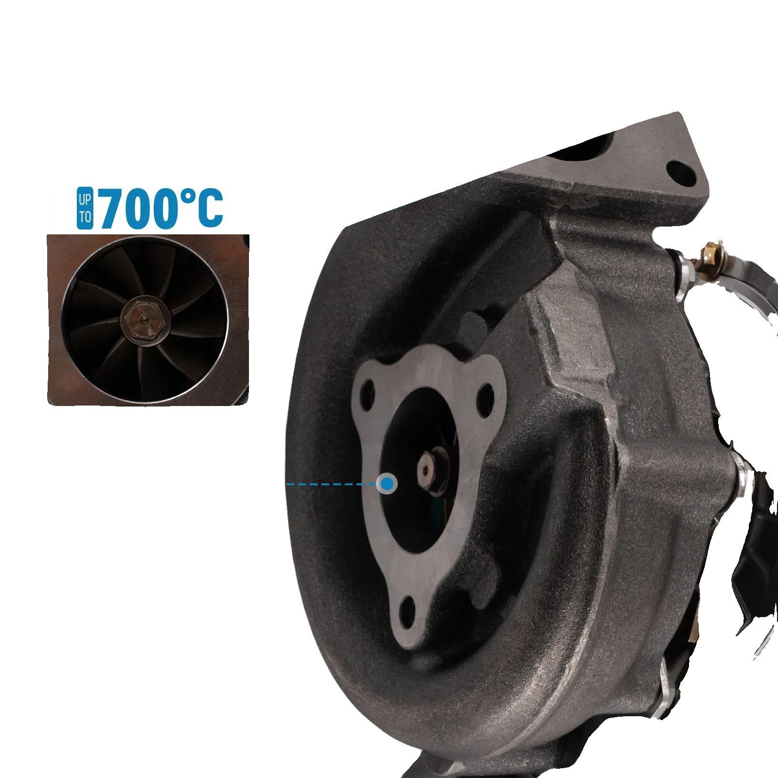 Turbolader-montage, Länge 30,5 Cm, Breite 23,8 Cm, Höhe 23 Cm, Gewicht 6550 G, Teilenummer 074145703e