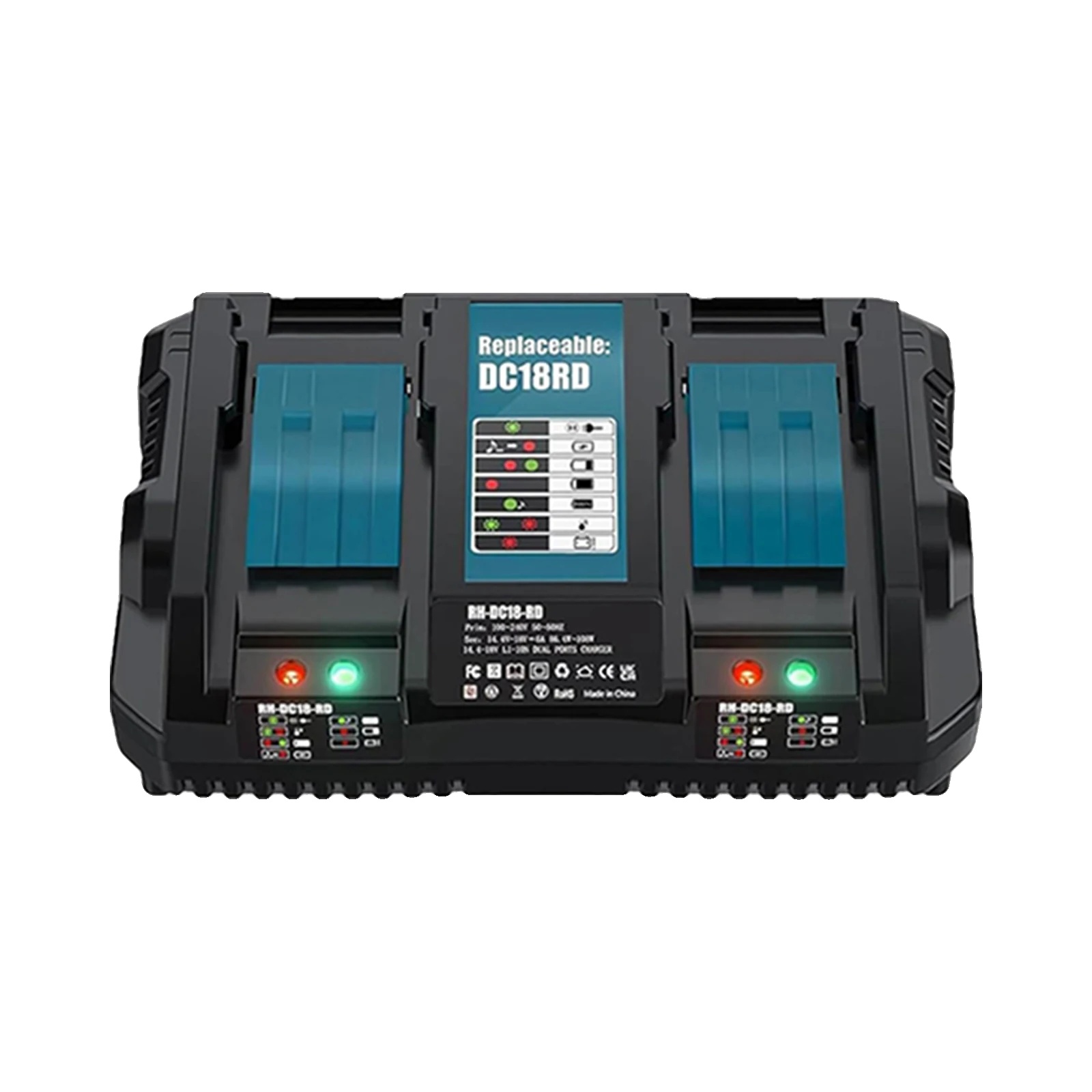 Wiederaufladbare Batterie, 8000mah Kapazität, Sicherheitsmerkmale, 6a Ladegerät