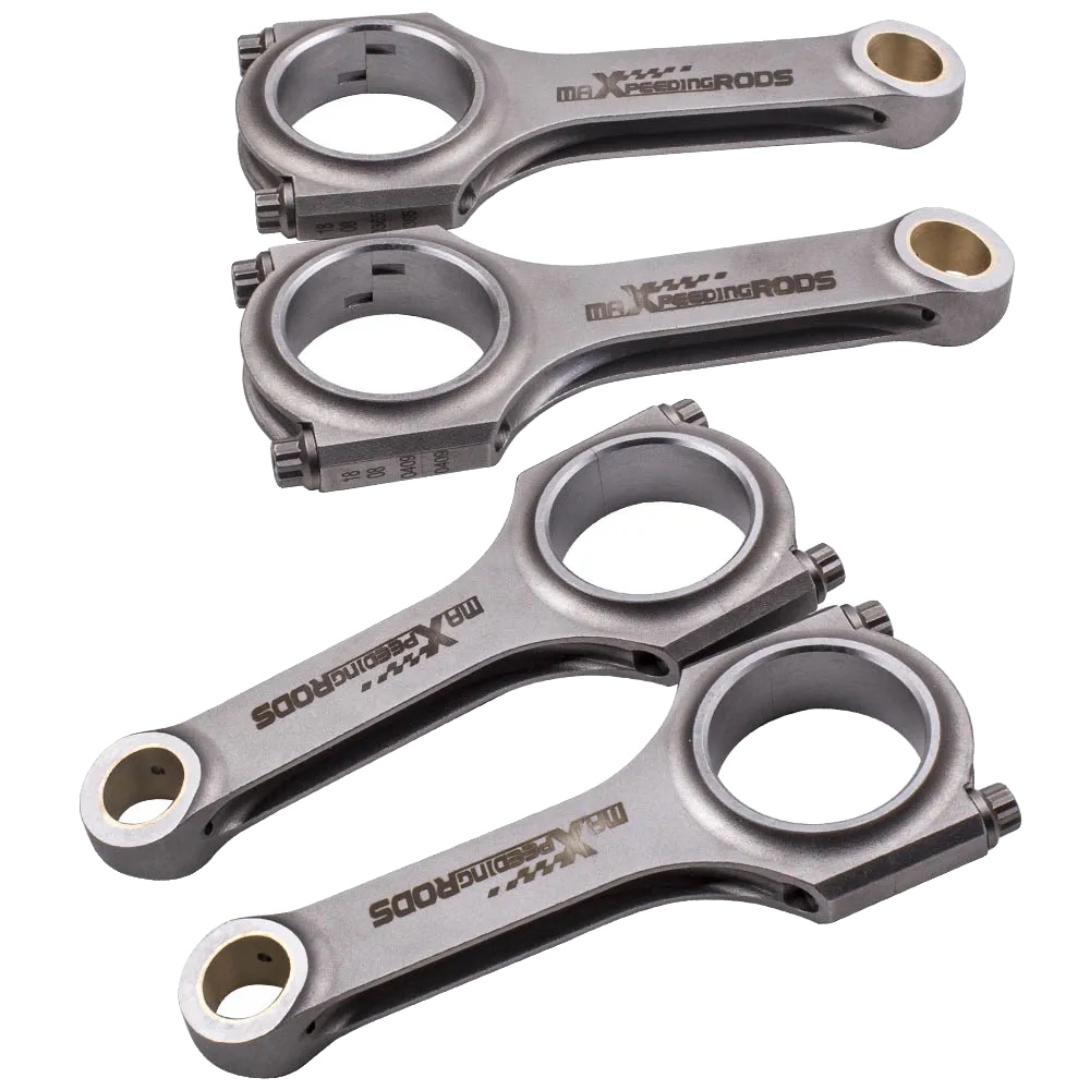 Pleuelstangen, Geschmiedet Aus 4340 Stahl, Kompatibel Mit Opel Vauxhall Corsa, Mittellänge 129,75 Mm, Big End Durchmesser 46 Mm, Small End Durchmesser