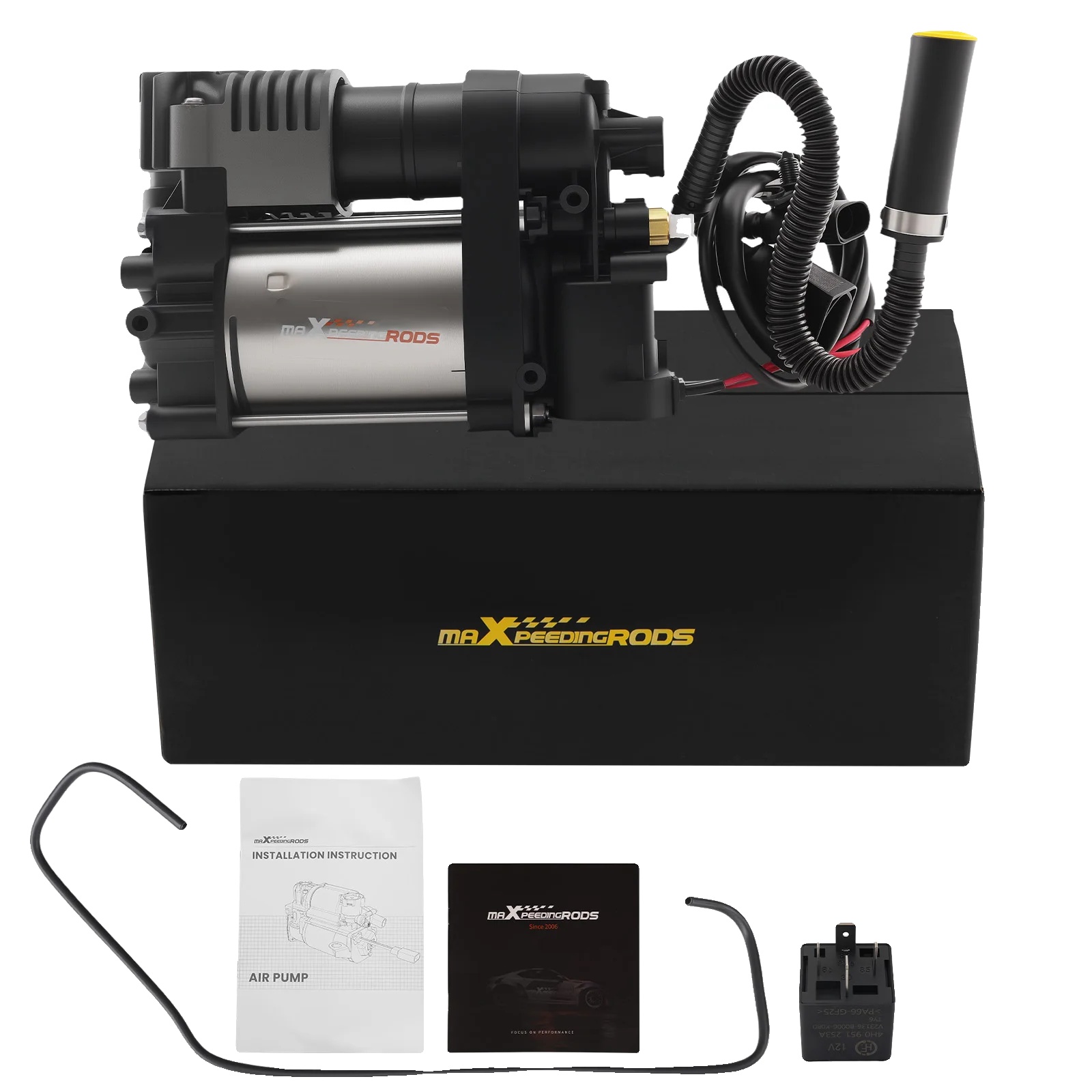 Luftfederungskompressor Pumpe, 30 X 20 X 15 Cm, Kompatibel Mit Porsche Cayenne Ii (2011-2018), 2,0 Bar (29 Psi) Druck, 12v Eingangsspannung, 500w
