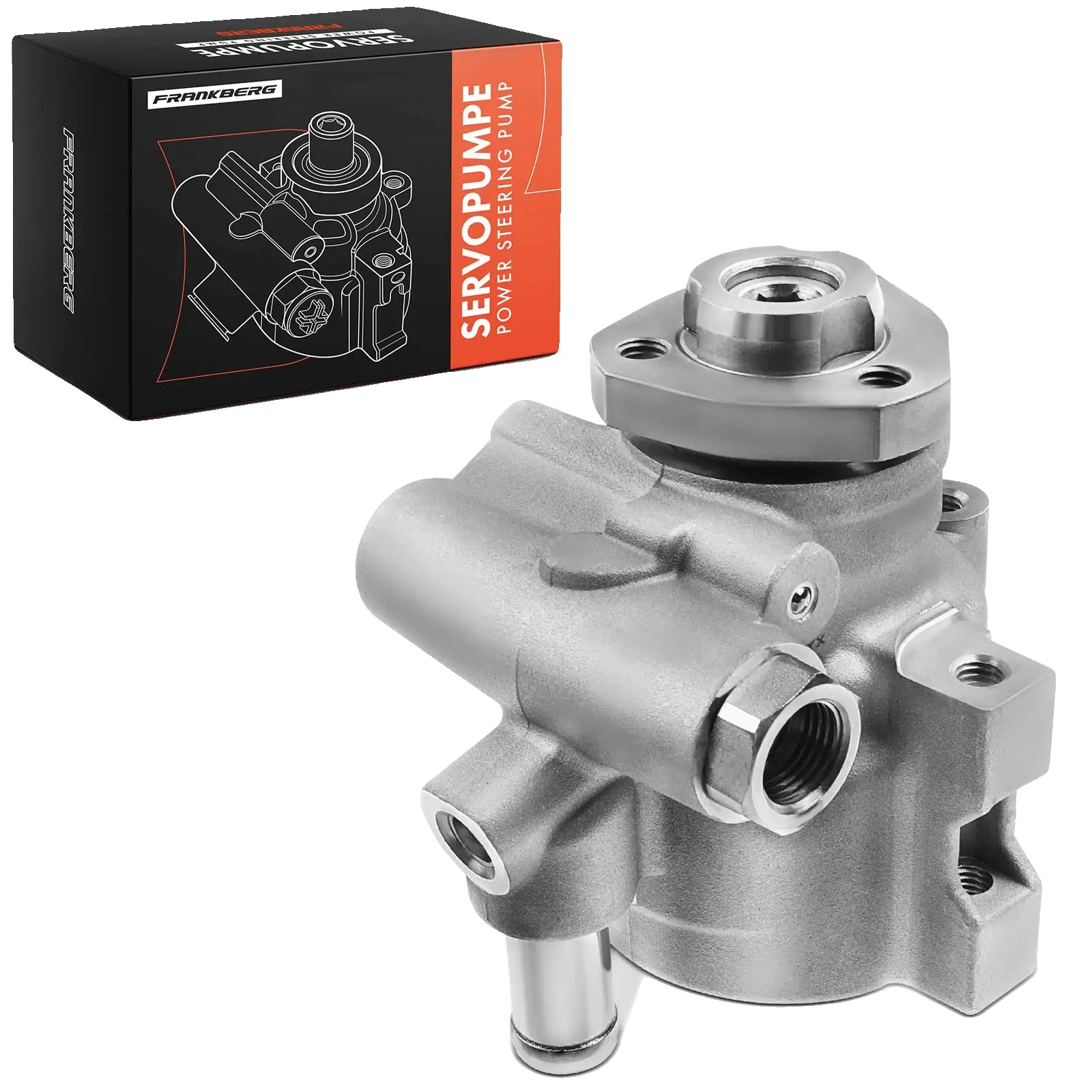 Hydraulische Servopumpe, Maximale Druck 90 Bar, Robuste Stahlkonstruktion, Kompatibel Mit Audi Seat Skoda Vag Modellen, Für Hydraulischen Betrieb
