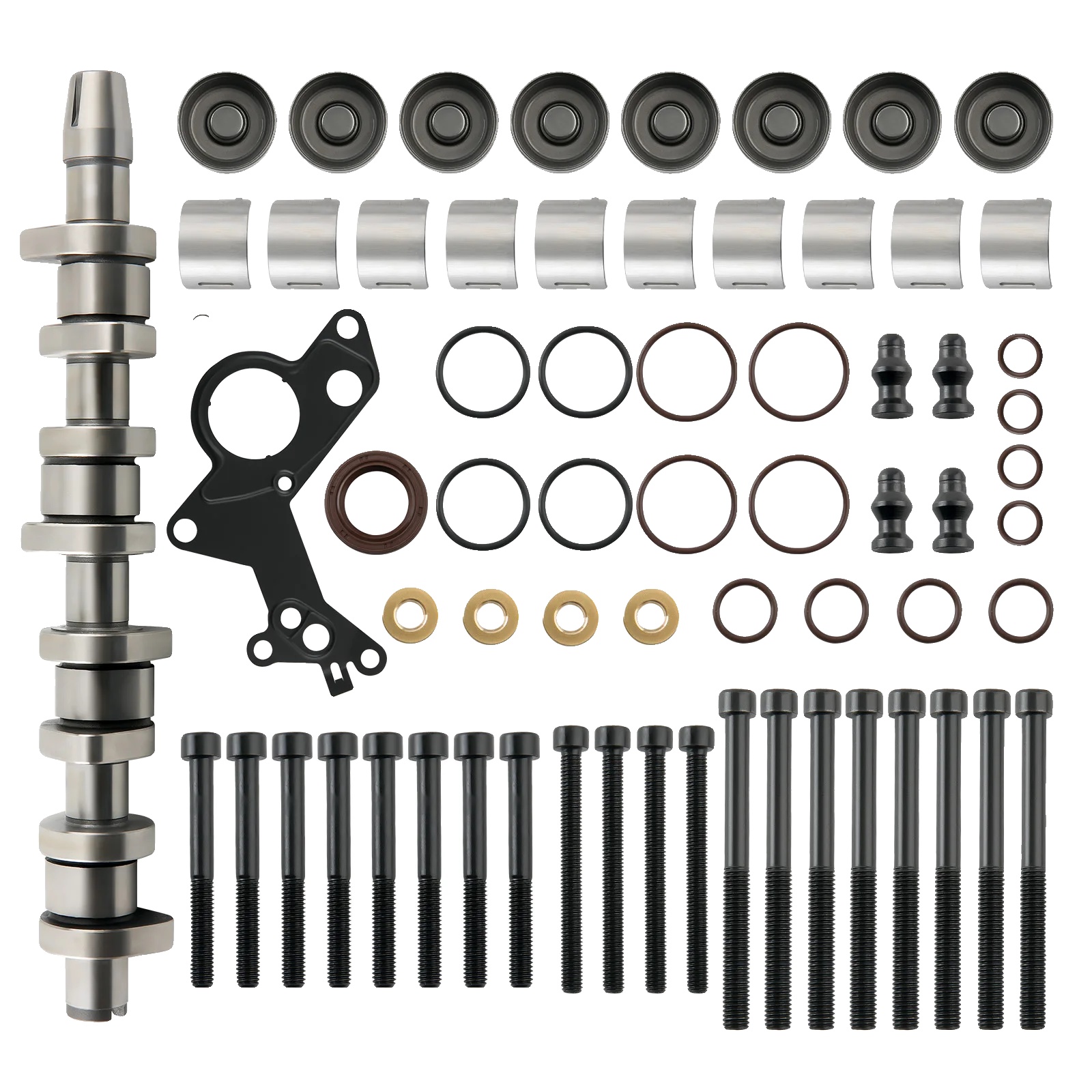 Nockenwellenkit, Hochfestes Stahl, 20mm X 30mm X 15mm, Kompatibel Mit Europäischen Kompaktwagen, Verbessert Die Motorsteuerung, Iso 9001 Zertifiziert