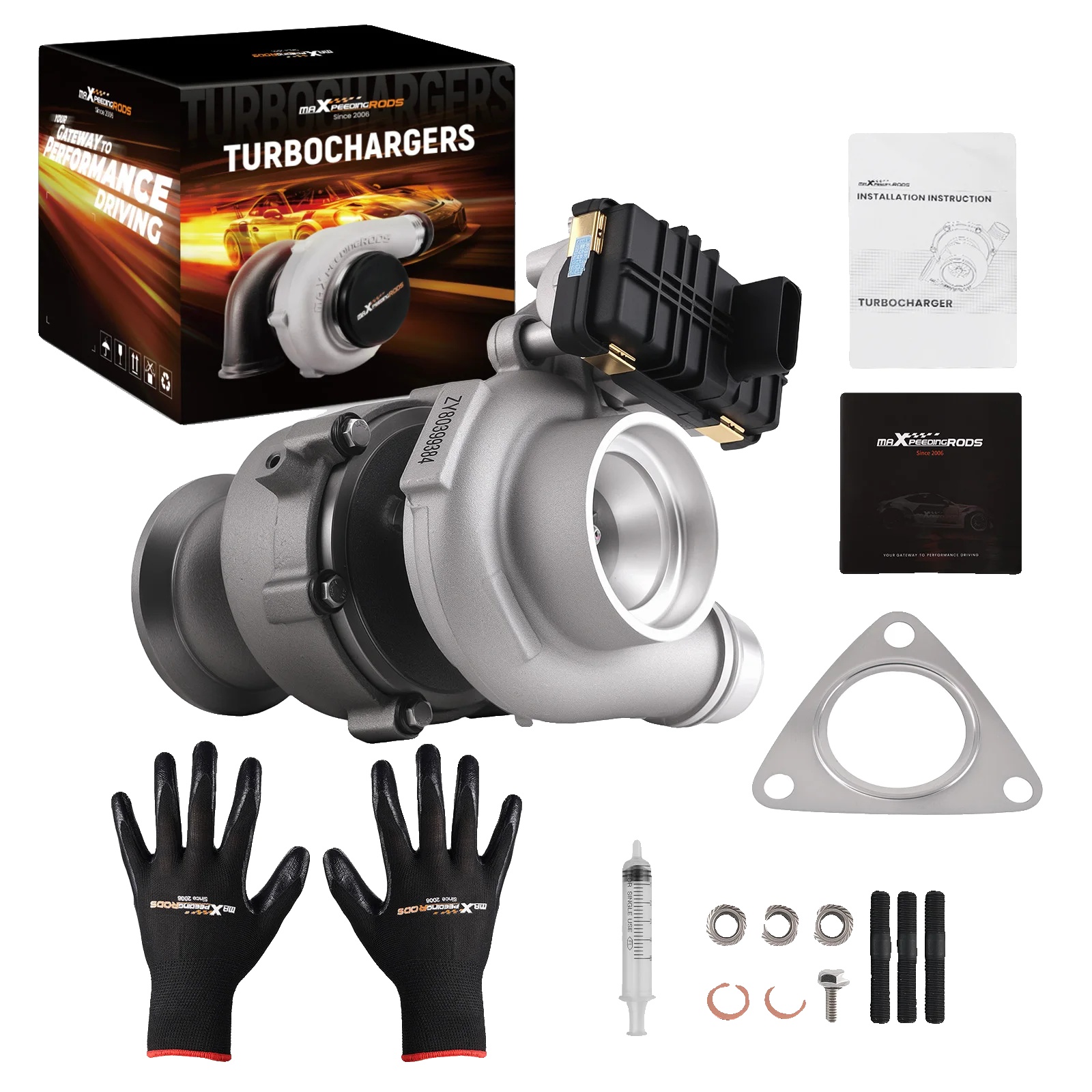 Turbolader, Stahl, 29 X 27 X 23 Mm, Kompatibel Mit Jaguar E-pace X540 & F-pace X761, 7020g