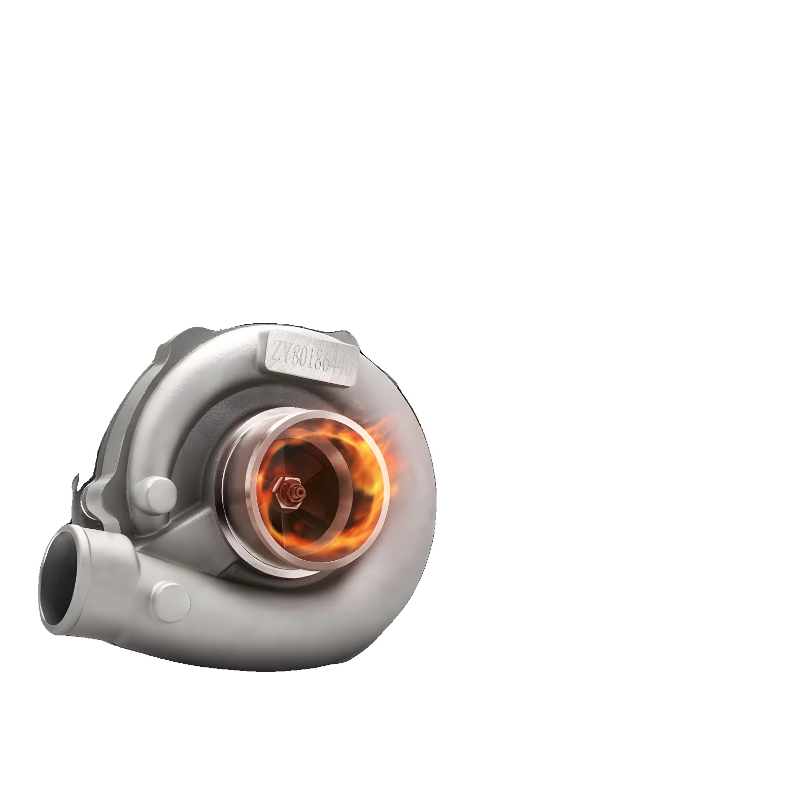 Turbolader, Hochdurchfluss-design, Interne Wastegate, De