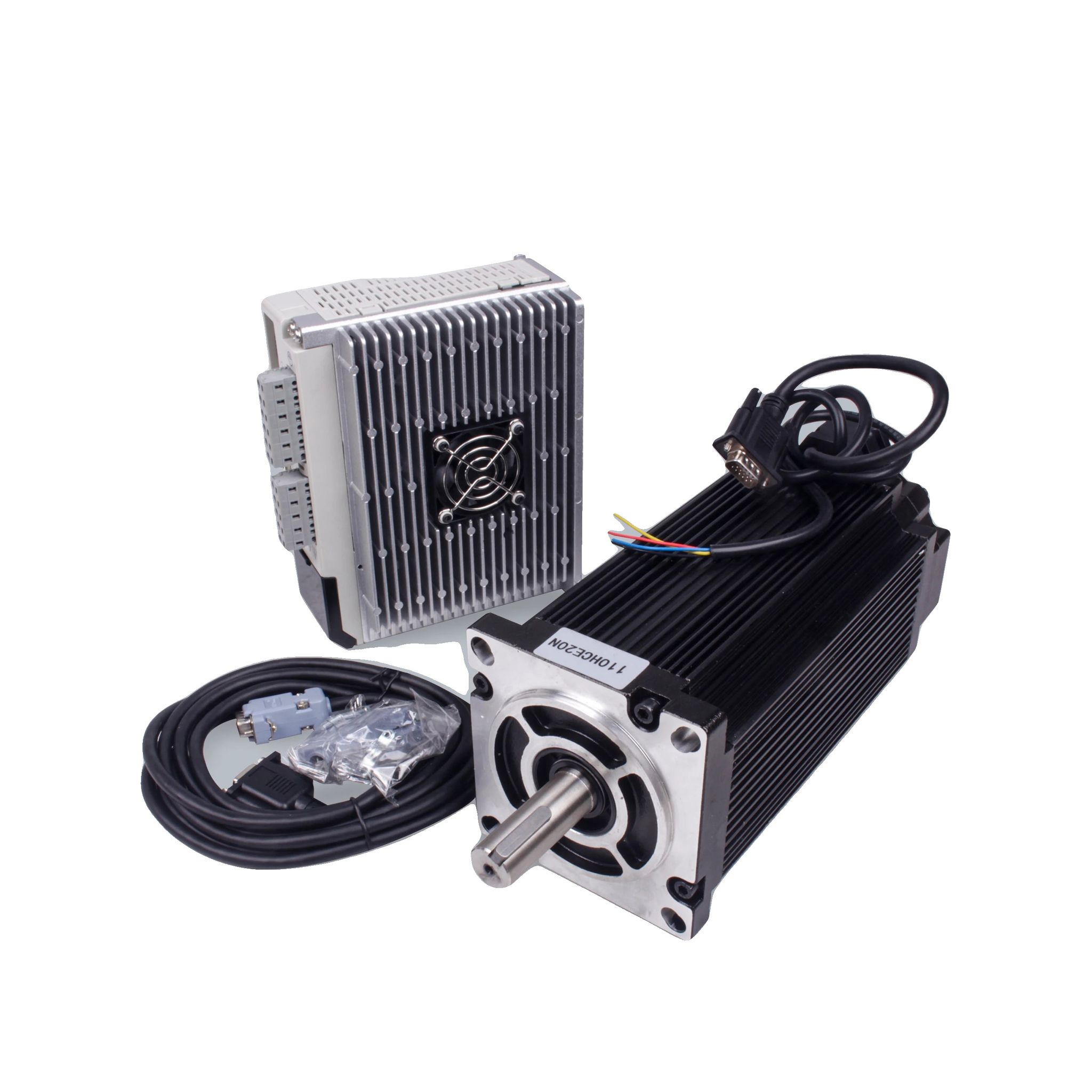 Geschlossener Regelservo-motor, 20 N.m Drehmoment, 3-phasen-treiber, 6 A Strom, 3 M Kabel, 110 X 110 X 221 Mm Abmessungen