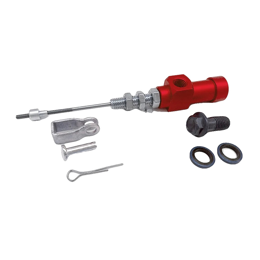 Hydraulische Kupplungsbremsenpumpe, Langlebiges Aluminium, Verbesserte Schaltleistung, Rot