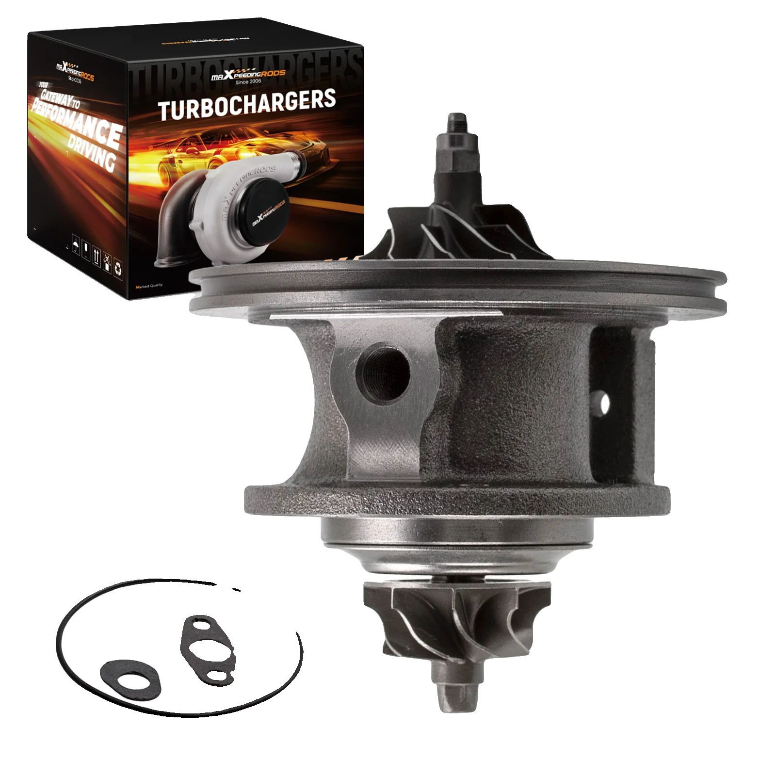 Turbolader-kern, 15 Cm Länge, 15 Cm Breite, 15 Cm Höhe, 1340 G Gewicht, Kompatibel Mit Fiat 500 1.3d Multijet 55kw 75ps