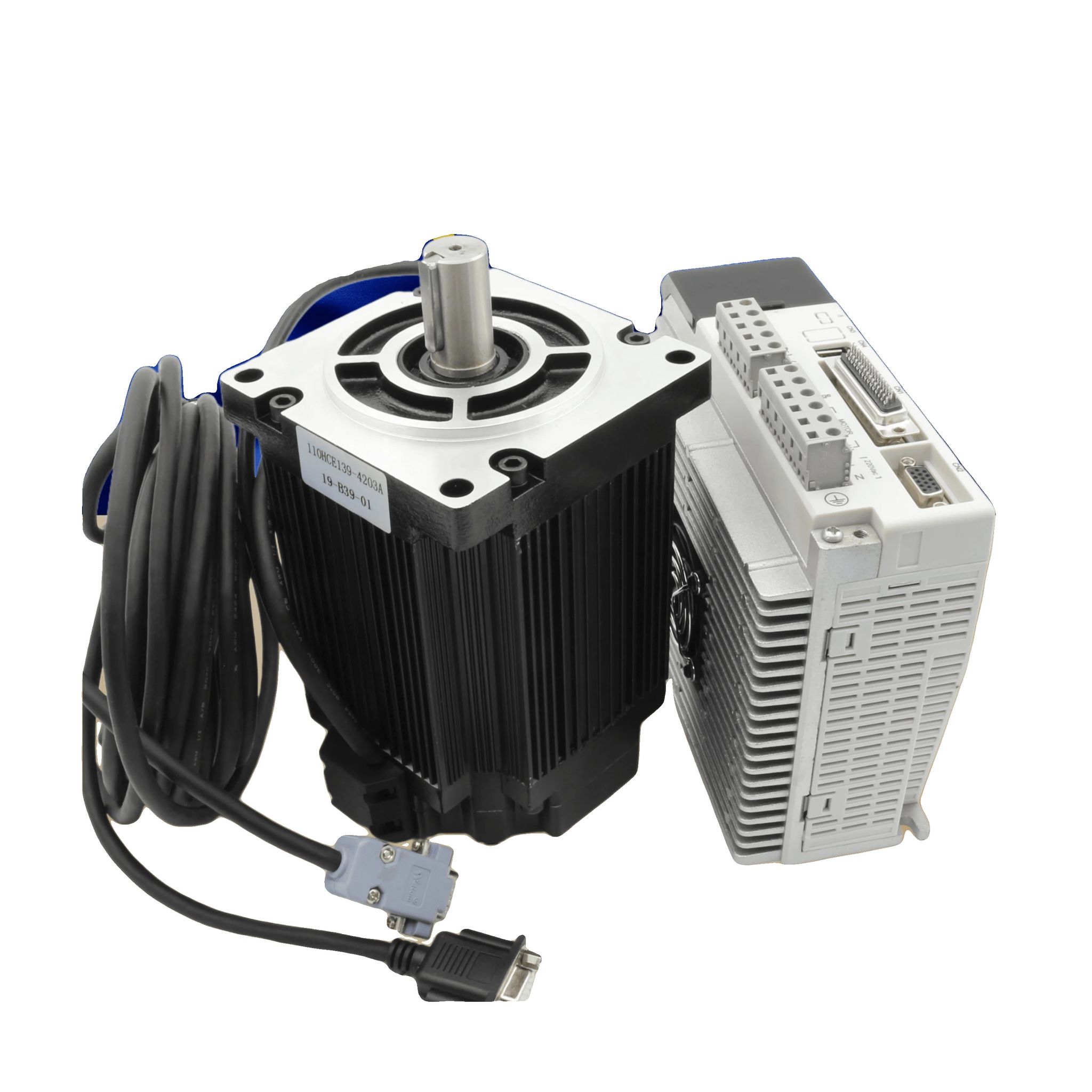 Geschlossener Regelservo-motor, 20 N·m Drehmoment, 221 Mm Länge, Ac 150-240v Eingang, 6a Stromstärke, Kompatibel Mit Nema 34/42