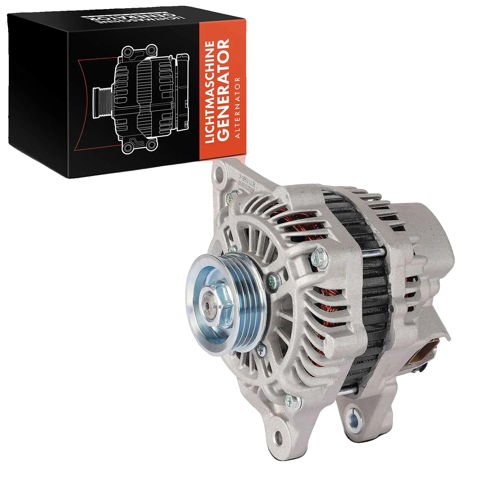 Generator, Langlebiger Verbundwerkstoff, Länge 20 Cm, Breite 15 Cm, Leistungsausgang 12v 50a, Maximale Effizienzbewertung 90%