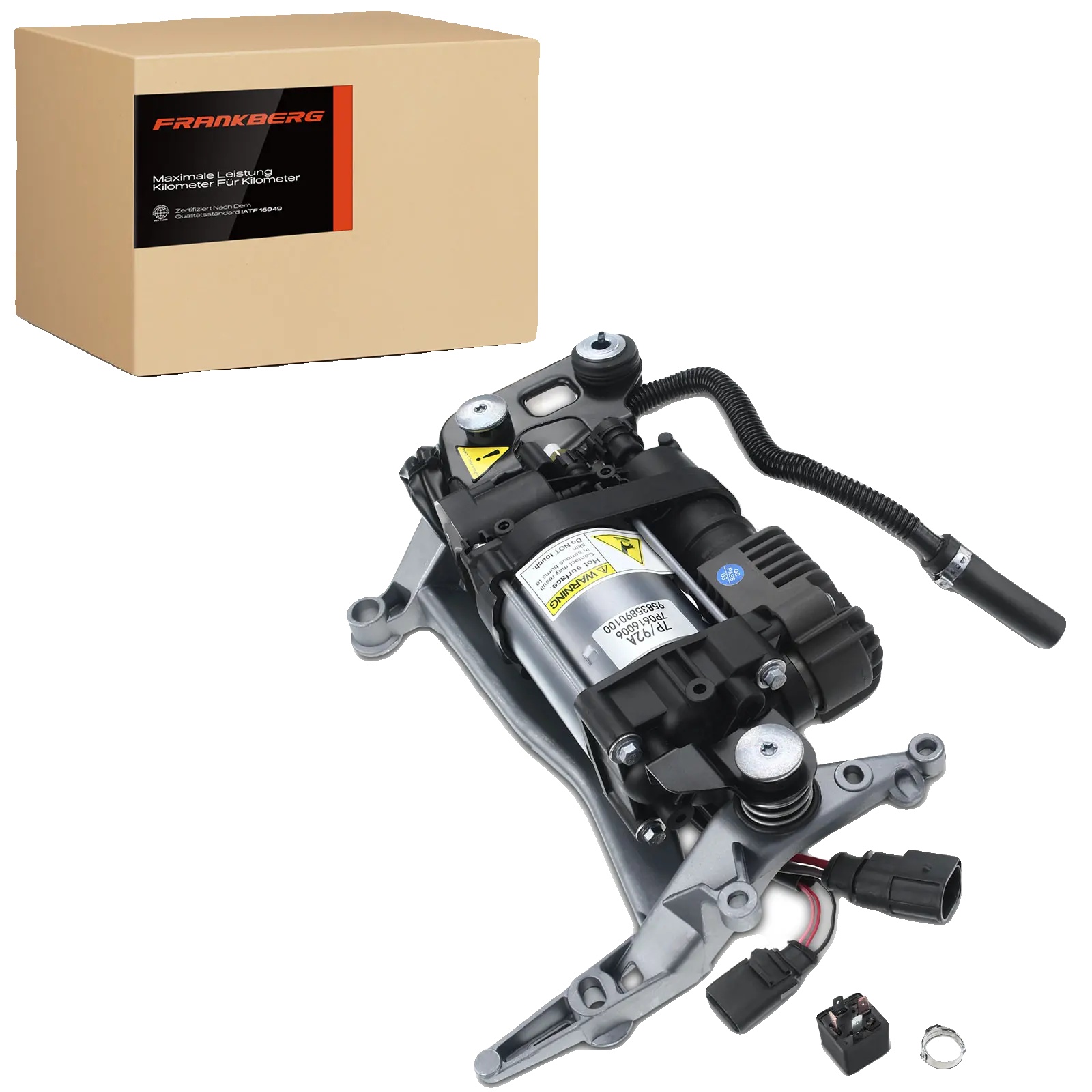 Luftfederungskompressor, Integriertes Relais, Oem-qualitätskomponenten, Kompatibel Mit Luxus- Und Wirtschaftsfahrzeugen, Gewicht 3,73 Kg,