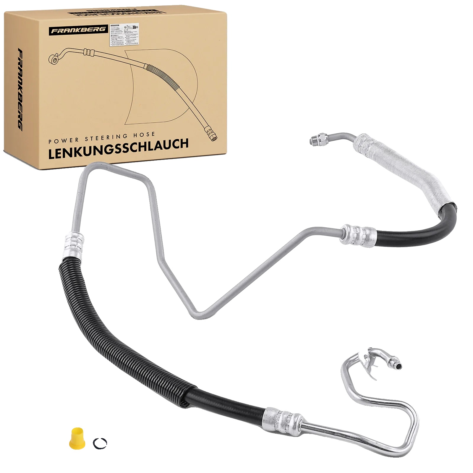 Servolenkungsleitung, Passt Für Ford Focus 1998-2005, Länge 2,5 Meter, Hochwertiger Gummi Und Stahl, Hydraulikpumpe Zur Lenkung, Linkslenker