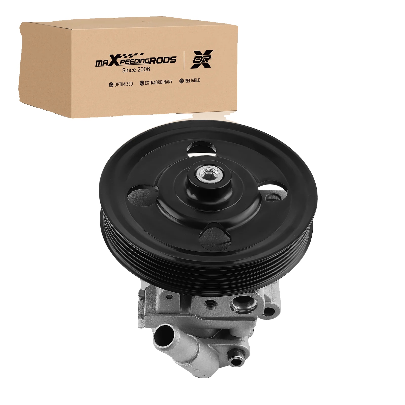 Servolenkungspumpe, Stahl, 8,5 X 6 X 4,5 Zoll, Kompatibel Mit Ford Transit Custom V362, V363, Hydraulikdruckbewertung 1300 Psi