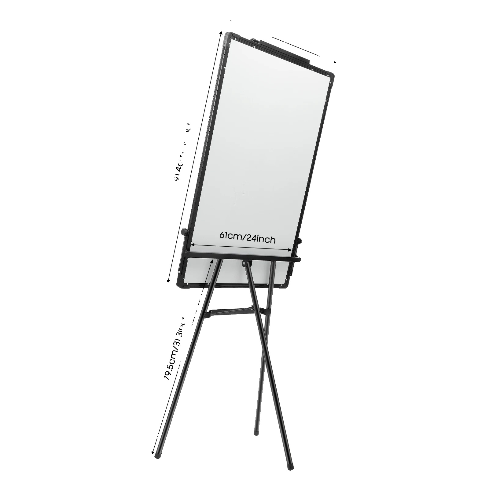 Whiteboard-stativ, Höhenverstellbar, Tragbares Design, Option 1