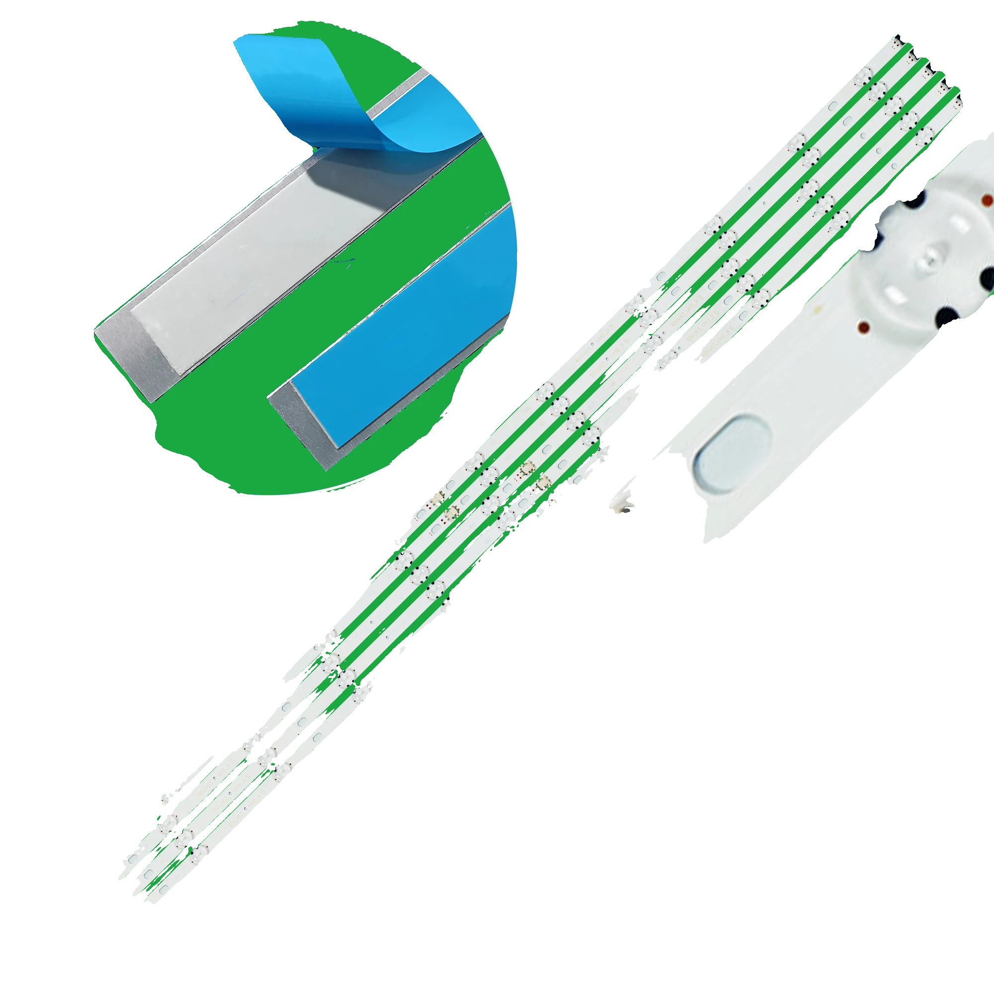 Led-hintergrundbeleuchtungsstreifen, 60 Zoll, 3v Spannung, Innotek 17y Modell, Ce-zertifiziert, Kompatibel Mit Mehreren Modellen