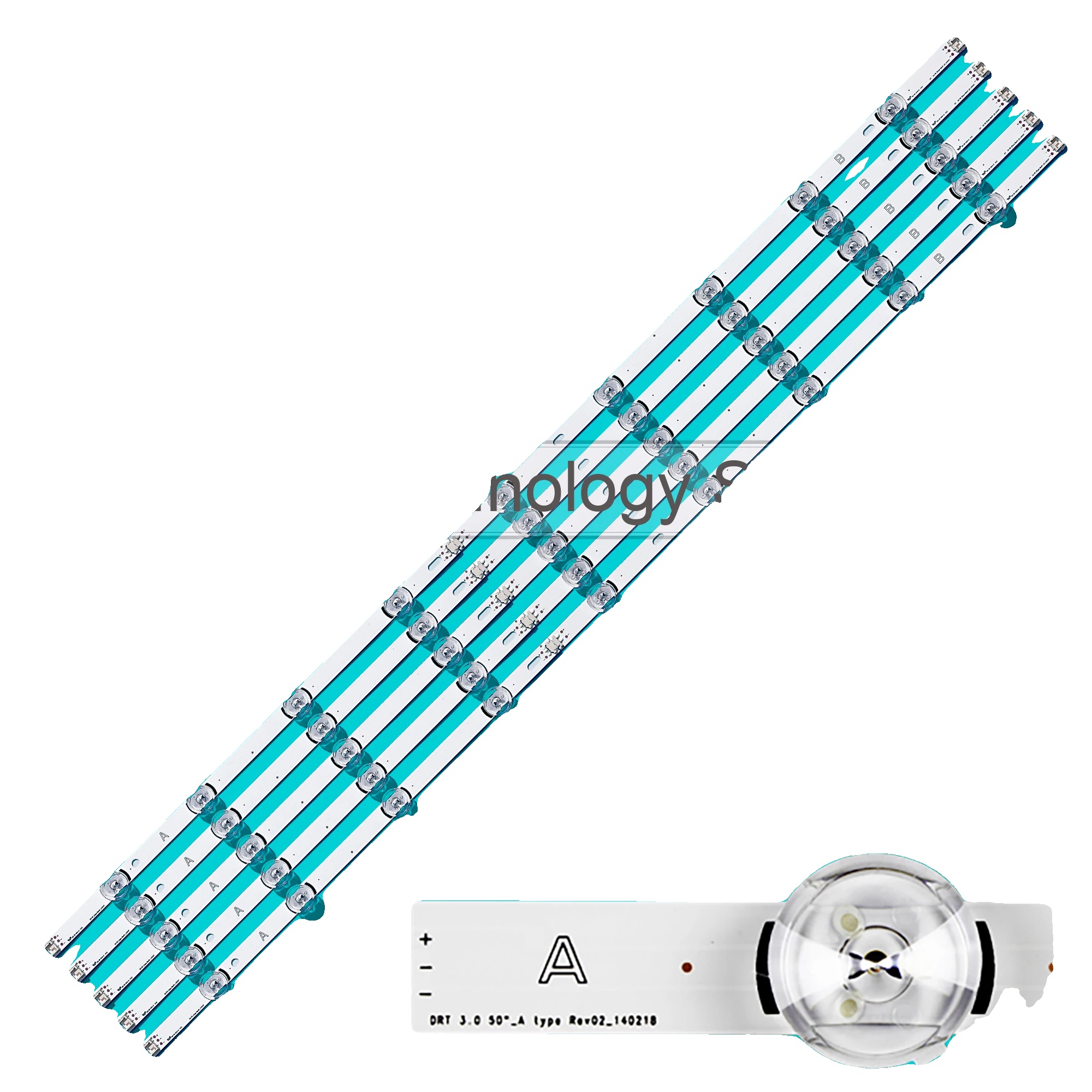 Led-streifen, Länge 1027 Mm, 9 Led-perlen, 6 V Spannung, Ce-zertifiziert, Unterstützt Drt 3.0 50" Modelle