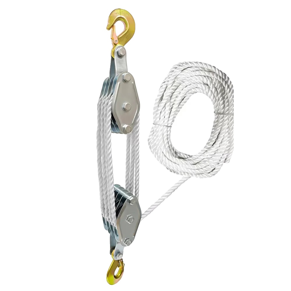 Seilrolle, 270° Drehbar, Robuste Bauweise, 4 Räder 20m
