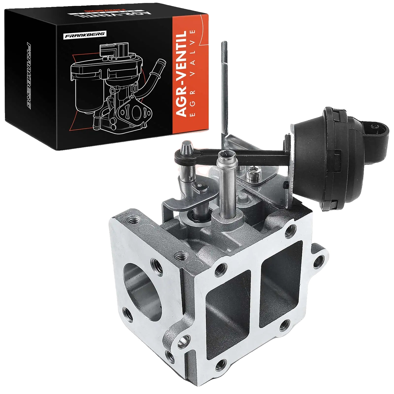 Abgasrückführungsventil, Beschichtetes Metall, 4,5 X 3,5 X 2 Zoll, Kompatibel Mit Audi A4 A6 A8 Q7, Pneumatische Betätigung, Oem-nummer 059131063d