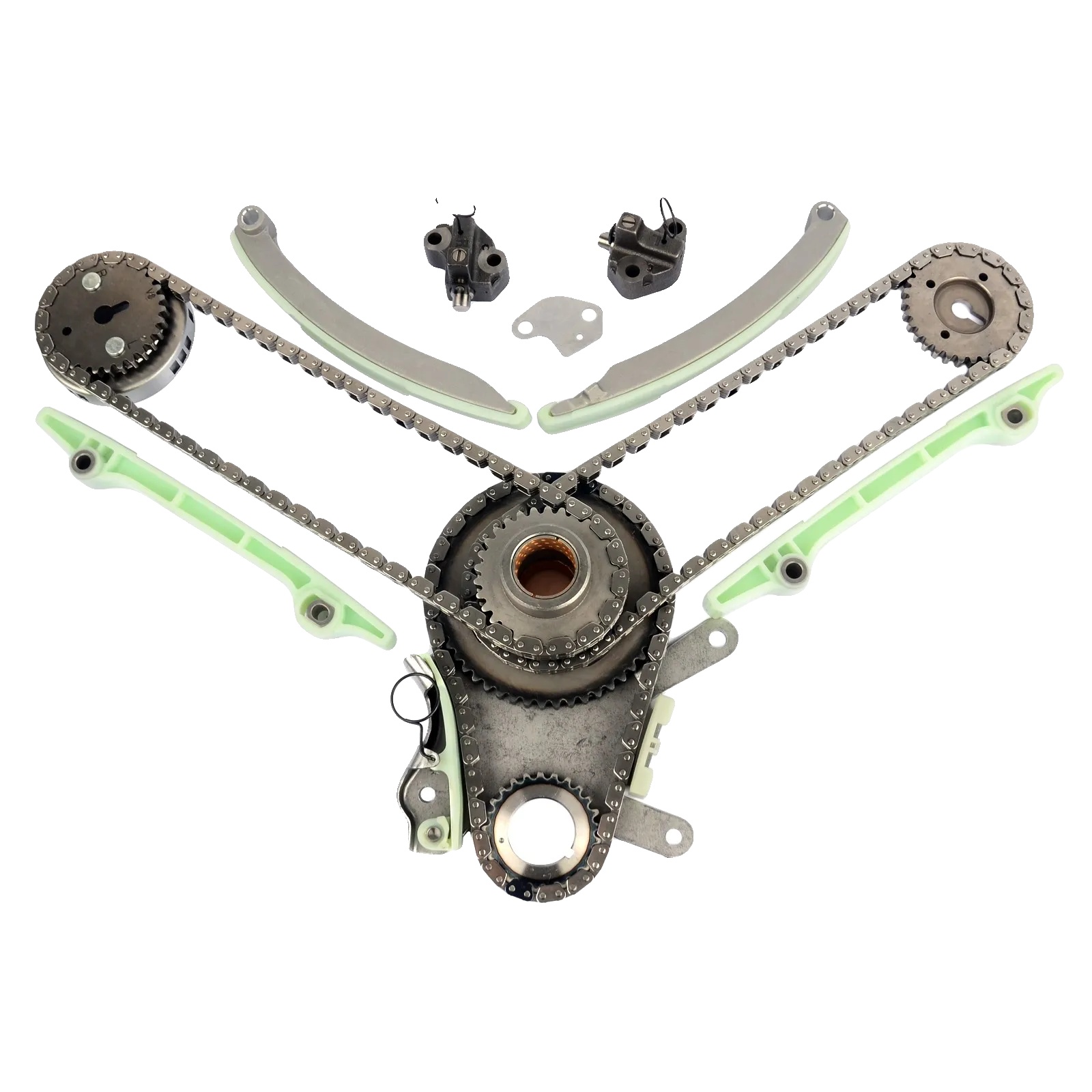 Timing-ketten-set, Hochfester Stahl, Motorverträglichkeit Für Dodge & Jeep, Präzise Zeitmessung Für 4,7l V8, Abmessungen Variieren Je Nach Ritzel,
