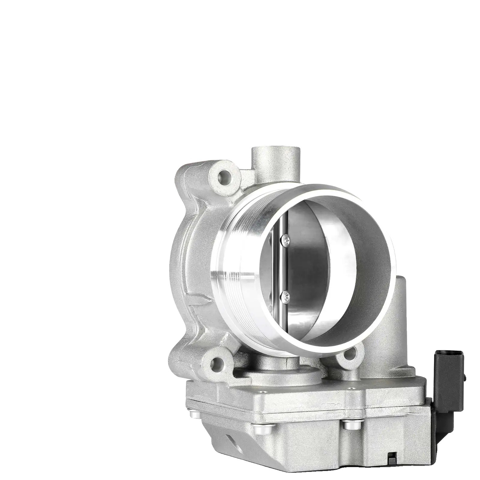 Drosselklappe, Durchmesser 57 Mm, 12 V Betriebsspannung, 4 Anschlusskontakte, Elektronische Komponenten, Kompatibilität Audi Renault Seat Skoda