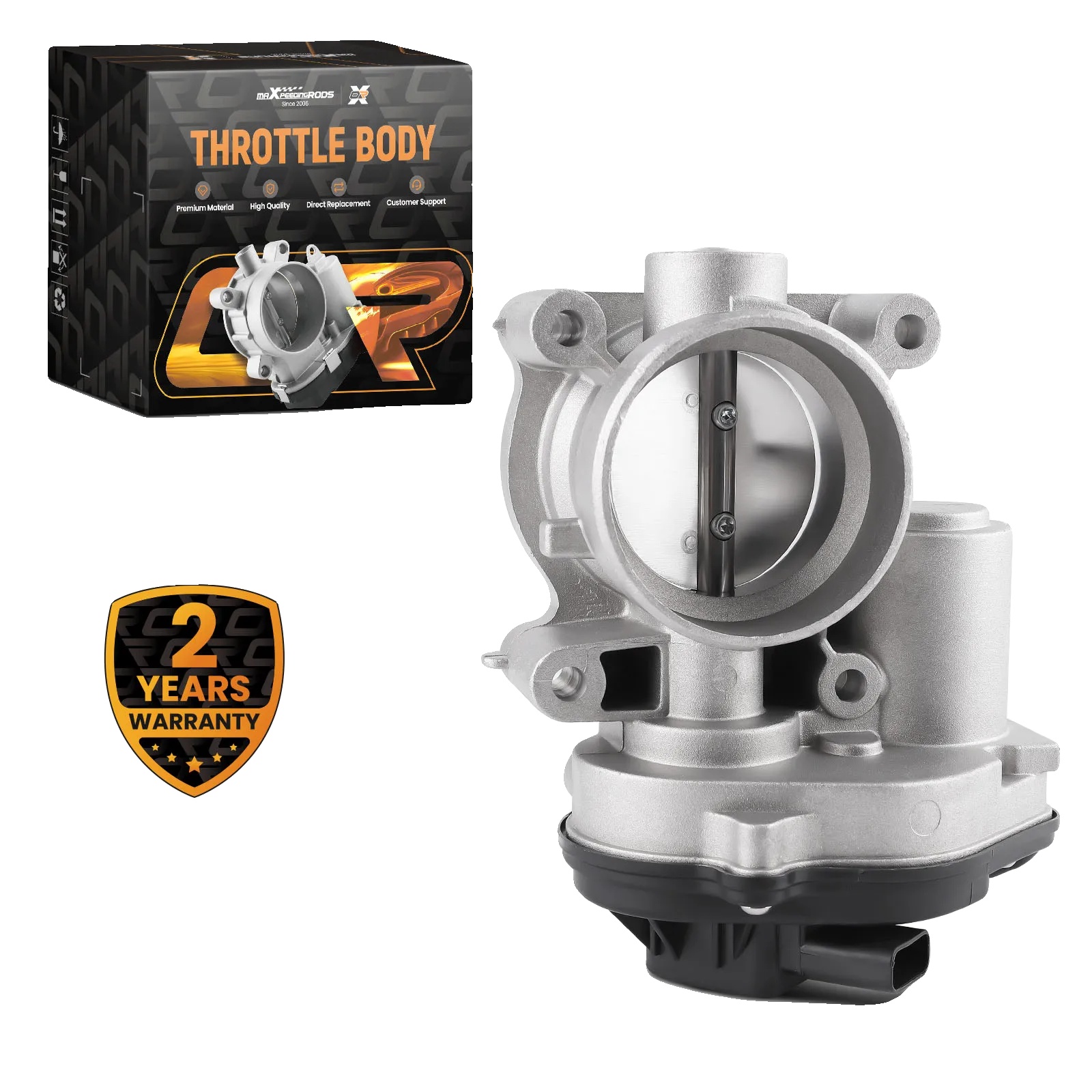 Drosselklappe, Länge 15,7 Cm, Breite 10,7 Cm, Höhe 8,9 Cm, Kompatibel Mit Ford Focus 1.8/2.0/2.3, Verbesserter Luftstrom Für Verbesserte Reaktion