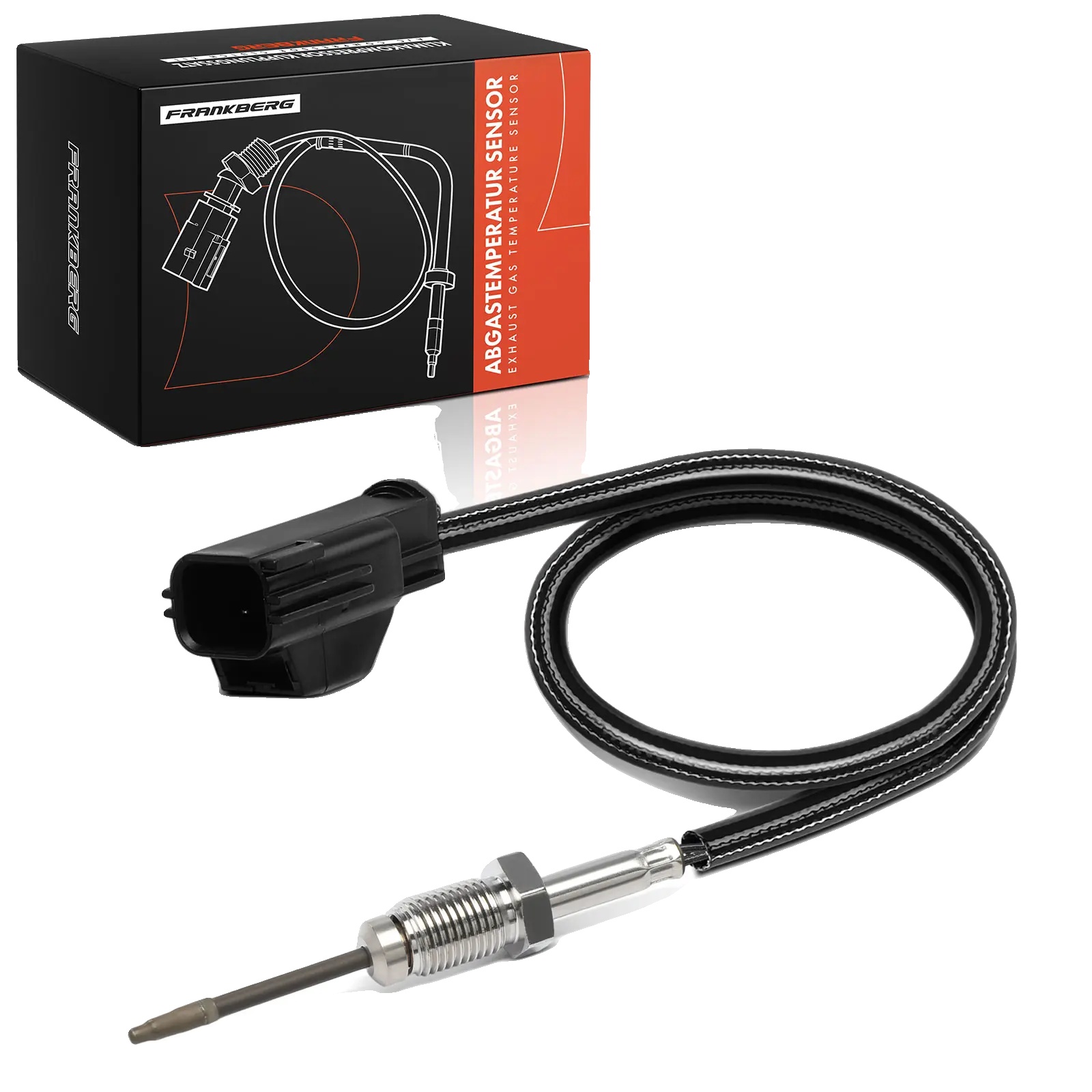 Temperatursensor, Kabellänge 445 Mm, Kompatibilität Ford Galaxy Mondeo Iv S-max Mazda 3 Limousine, Steckertyp Winkelsockel 2 Kontakte, Gewindegröße