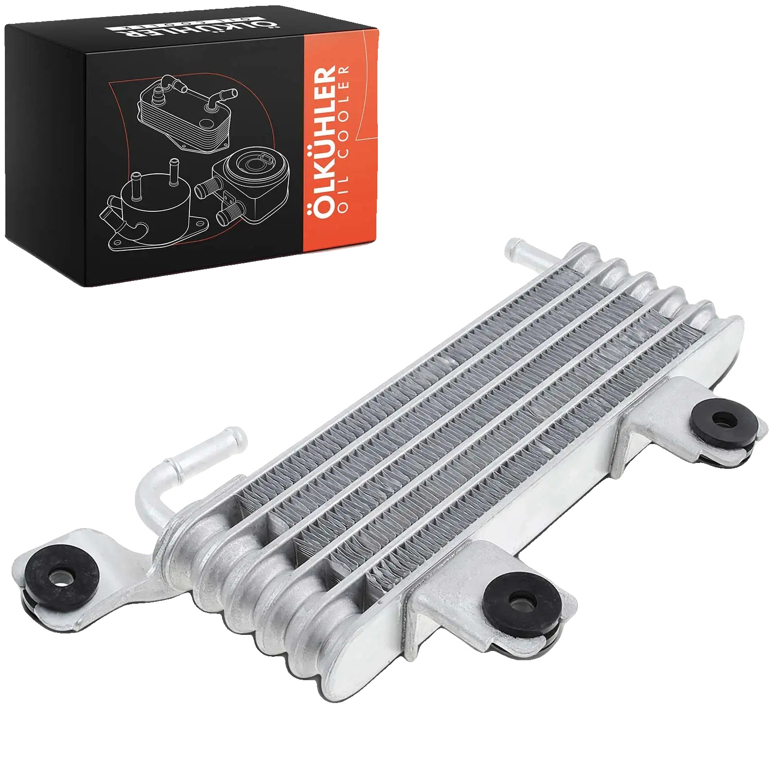 Ölkühler, Aluminium-material, 14,0 X 10,0 X 5,0 Cm Abmessungen, Kompatibilität Für Kompakt-suv 2004, Effiziente Kühlleistung, Direkter Austausch
