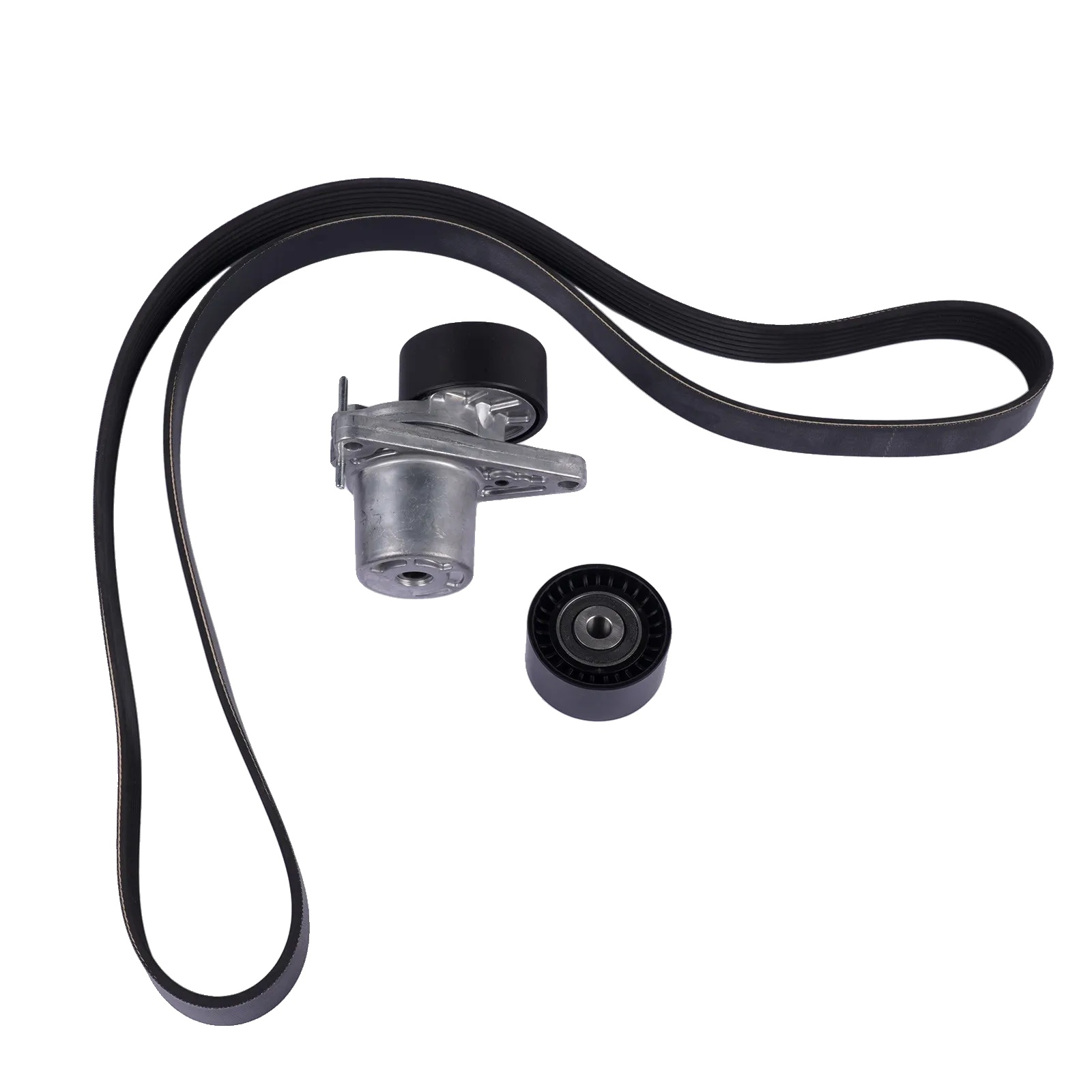 Zahnriemen-spanner-riemenscheiben-kit, Langlebiger Synthetischer Gummi, 7pk1687k1 Abmessungen, Kompatibel Mit Mercedes Vito, Zuverlässige Spannkraft,