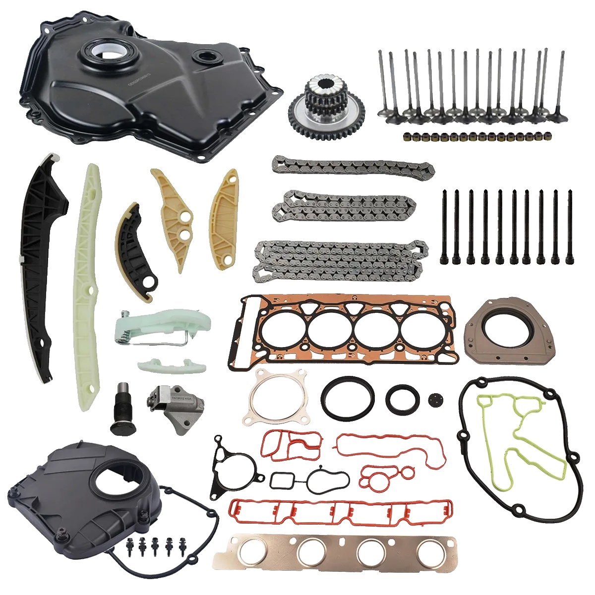 Steuerriemensatz, Hochwertiger Stahl, Ea888 Gen2 Kompatibilität, Entwickelt Für Motorleistung, Neuzustand, Motorsteuermechanismus