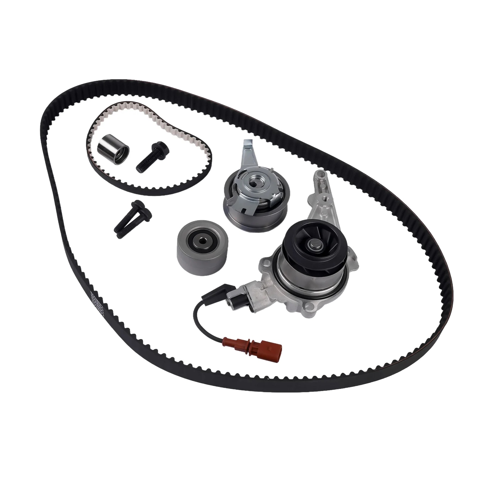 Zahnriemensatz, Langlebiges Synthetisches Gummi, Motorspezifische Passform, Kompatibel Mit Audi A3 A4 A5 A6 A7, Leistung Optimiert Für Effizienz,