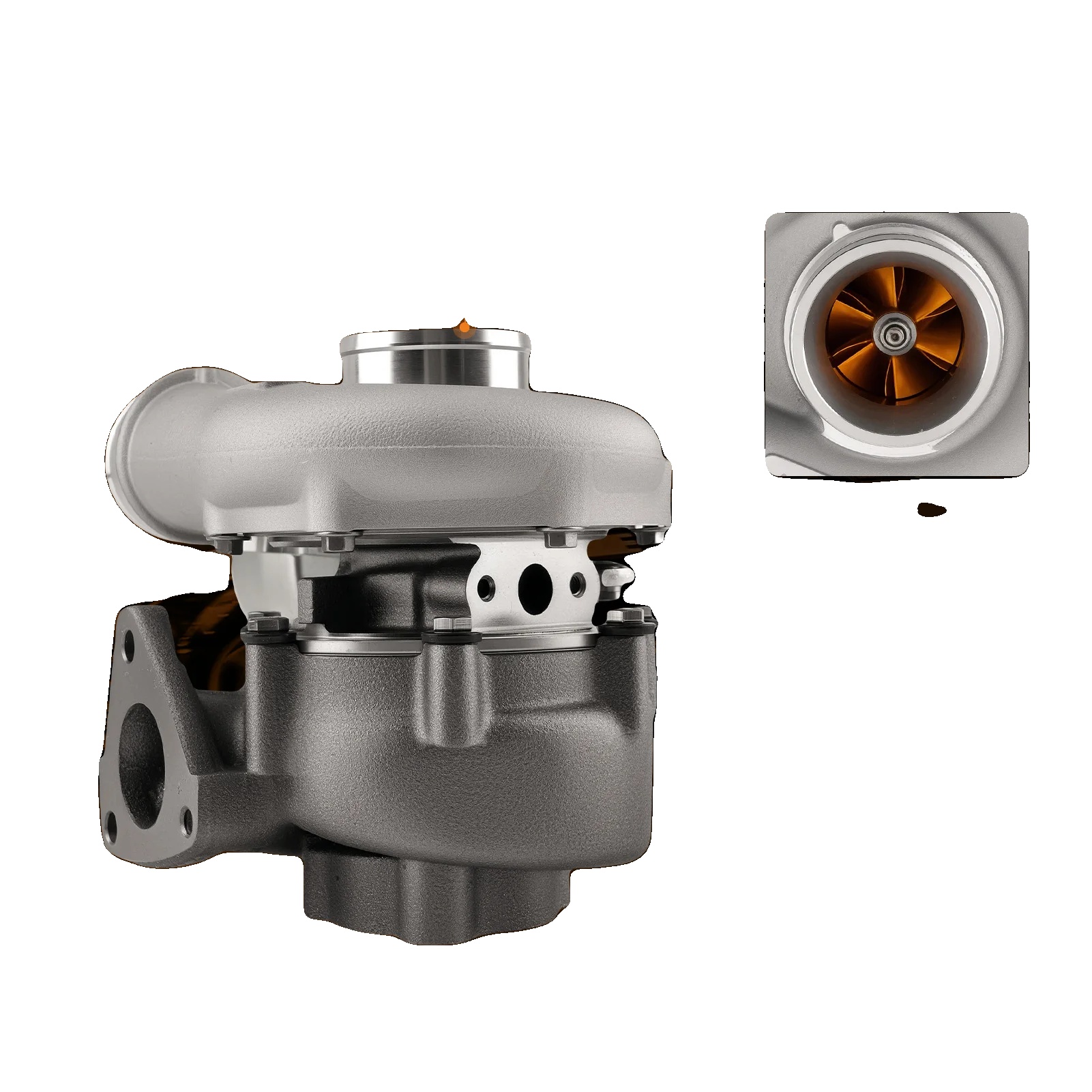 Turbolader Für Hyundai Santa, Hochwertige Konstruktion, 150 Ps, 110 Kw, 27 Cm Länge, 24,6 Cm Breite, 22,8 Cm Höhe