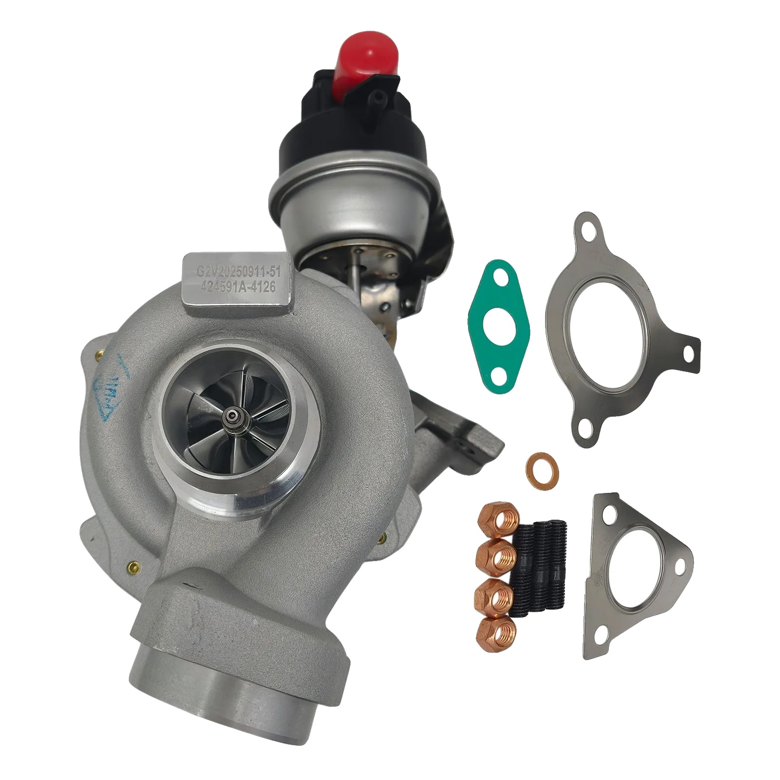 Turbolader, Metallkonstruktion, Standardabmessungen, Audi-kompatibilität, Hochleistungsfähigkeit, Oe-nummer 03l 145 701 E
