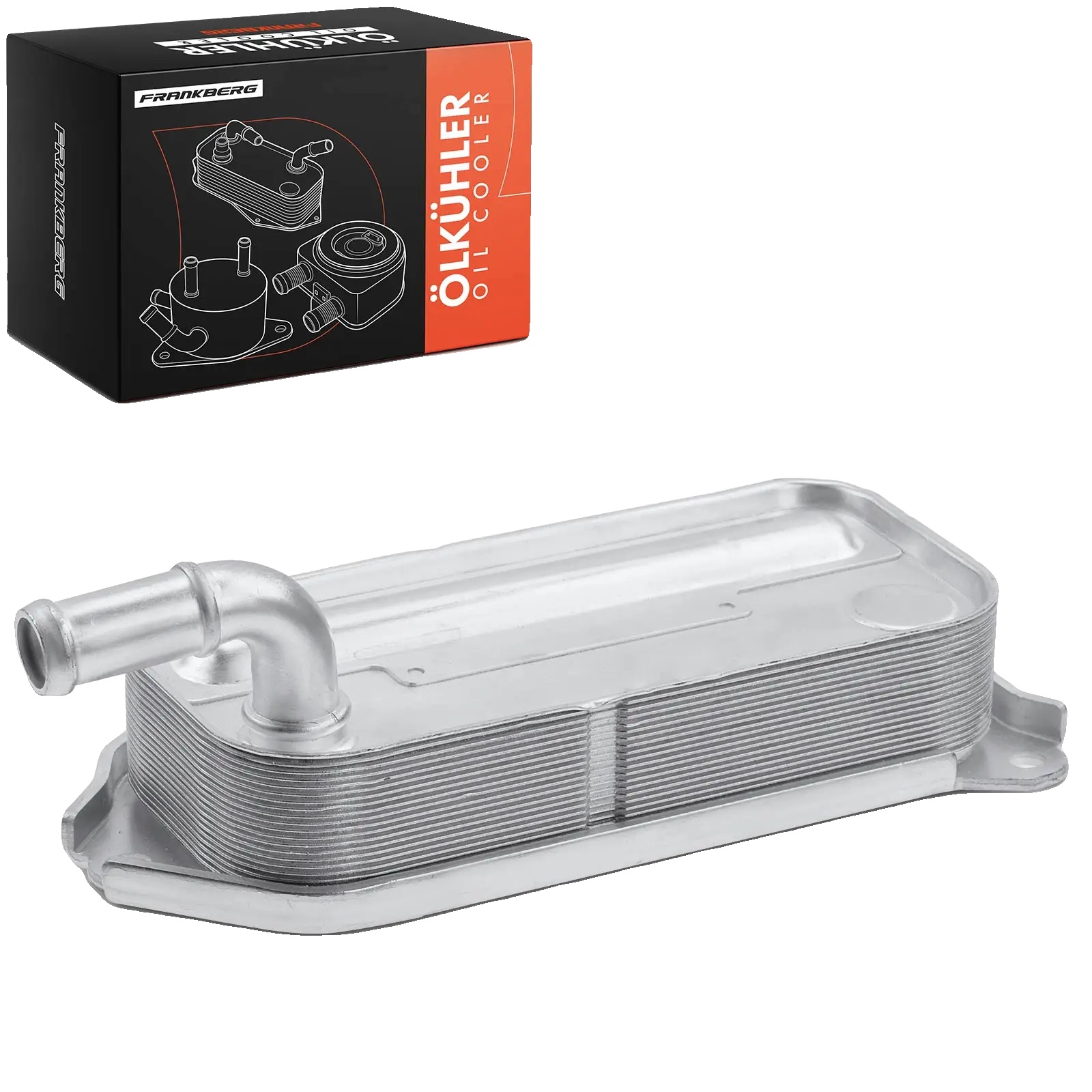 Ölkühler, Aluminium, 15,5 X 6,5 X 2 Zoll, Geeignet Für Premiumfahrzeuge, Wassergekühlt, Austauschteilnummer: 157100r011