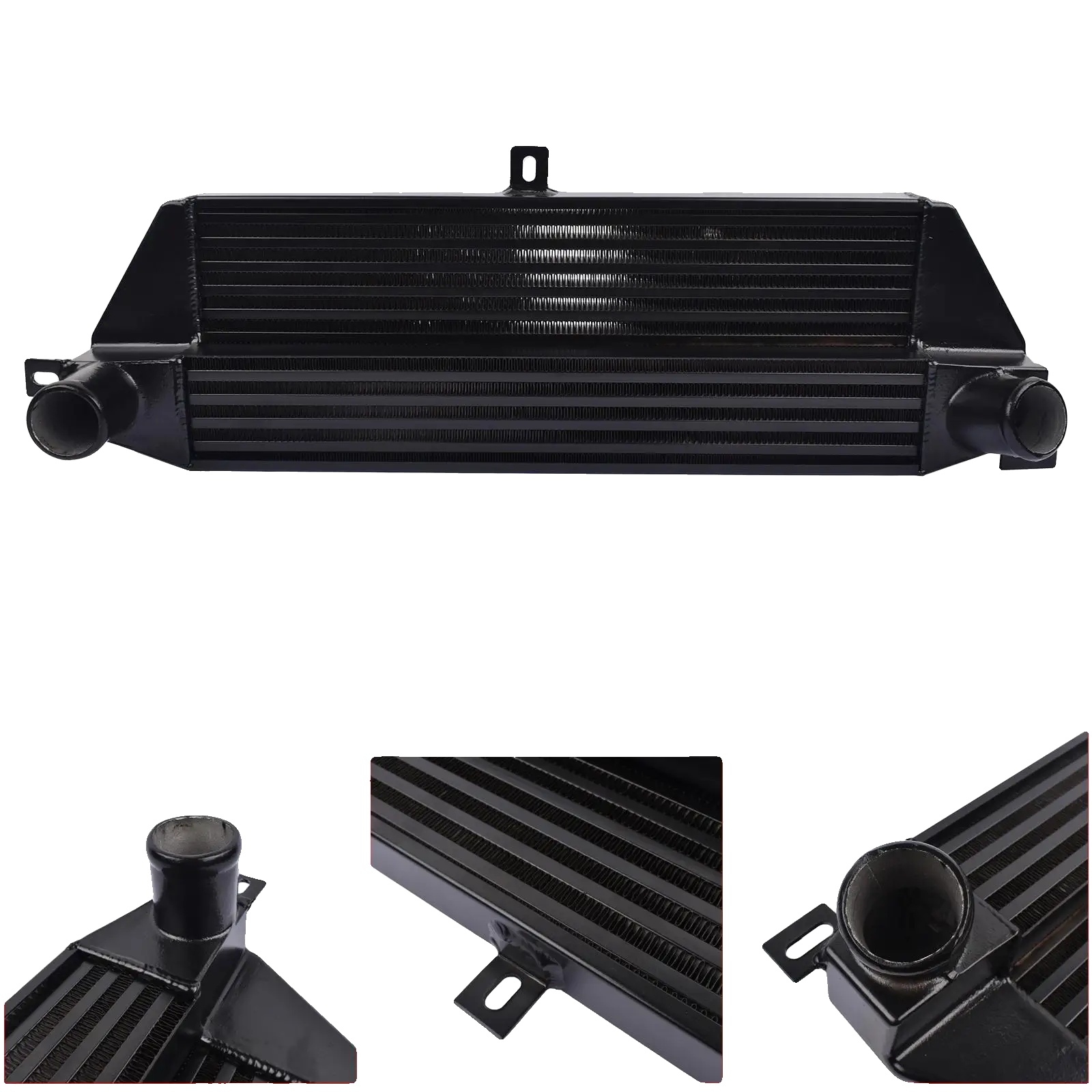 Ladeluftkühler, Aluminium-material, 600mm X 300mm X 76mm Abmessungen, Kompatibilität Mit R56 R57 R58, Verbesserte Kühlleistung, Gewicht 8 Kg
