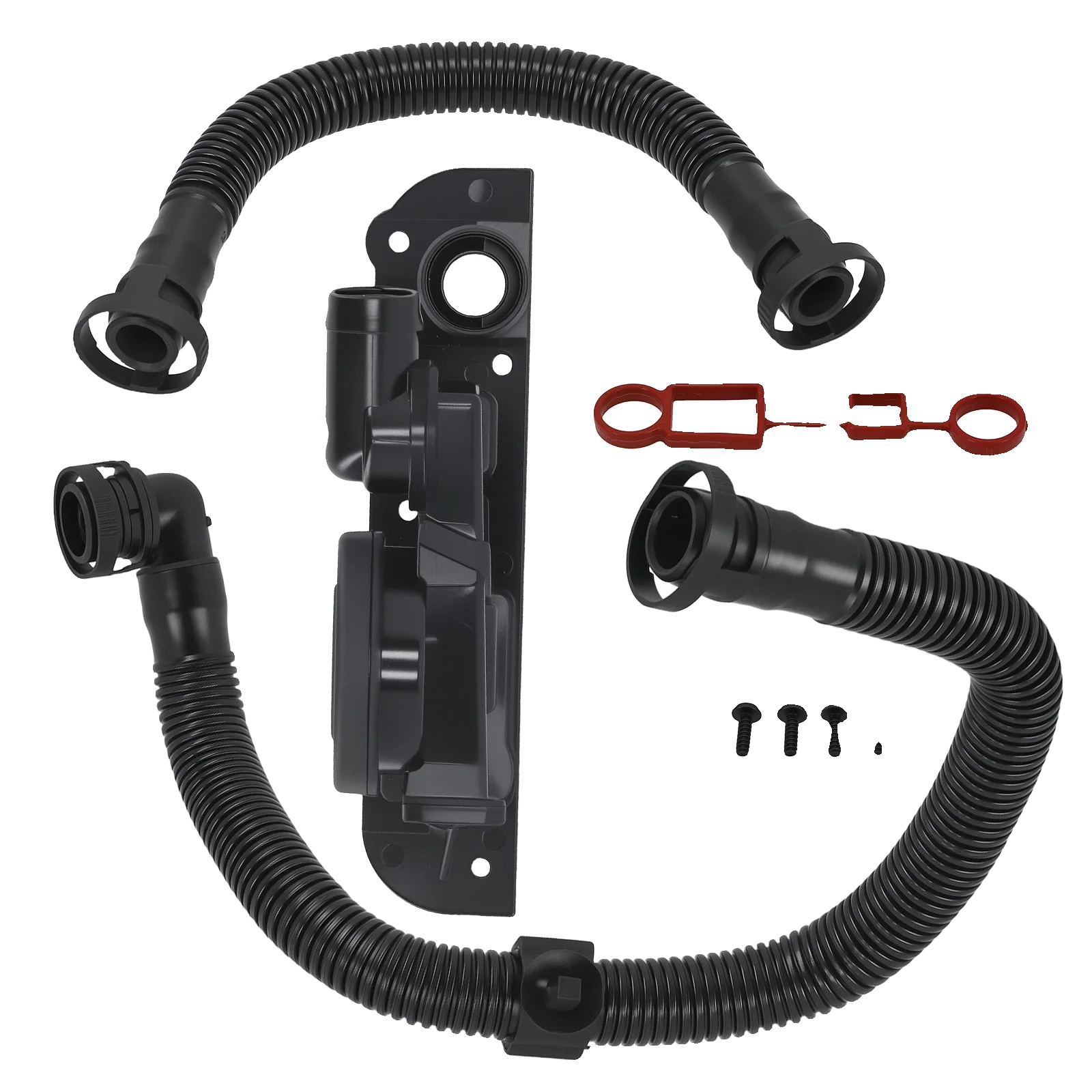 Pcv-ventil, Hochwertiger Kunststoff, 3 Zoll X 1 Zoll X 1 Zoll, Kompatibilität Mit Audi-modellen 2006-2008, Entwickelt Für Effektive