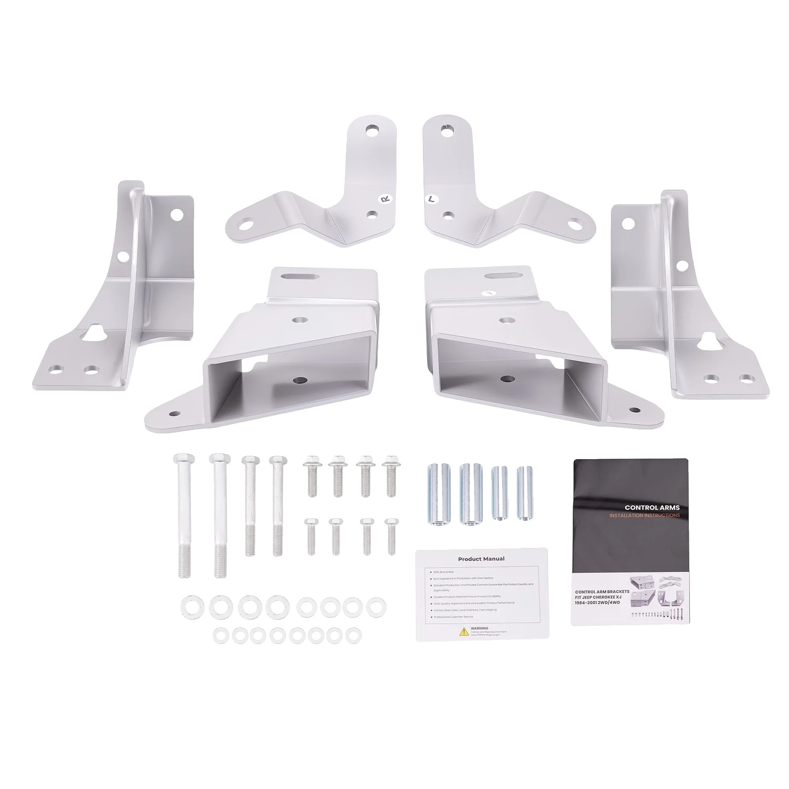 Kontrollarm-absenkungswinkel-kit, 72 Zoll Lang, 21 Zoll Breit, 20 Zoll Hoch, 11,45 Pfund, Kompatibilität Mit Jeep Xj Cherokee 1984-2001