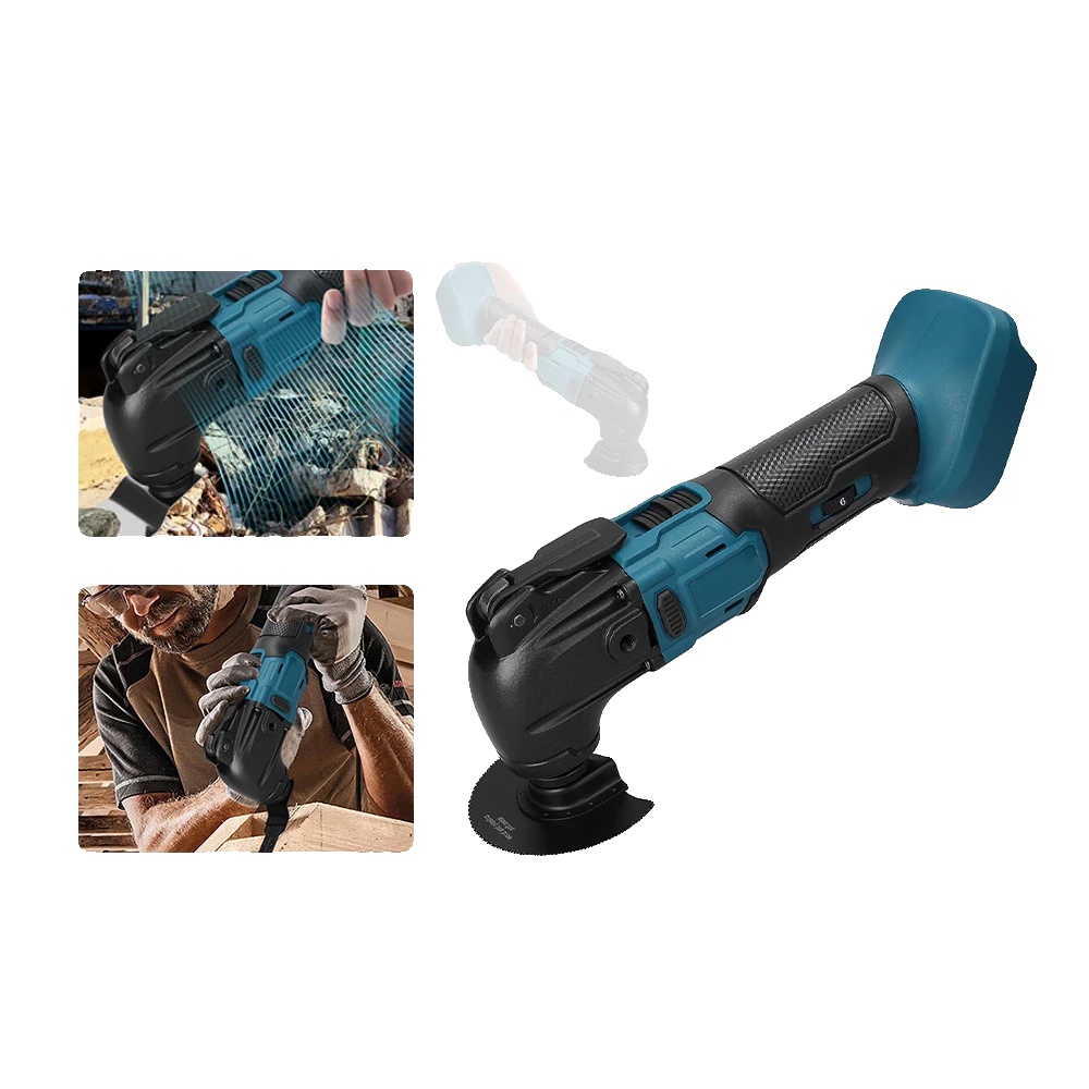 Oszillierwerkzeug-set, 6 Variable Geschwindigkeiten, 20000 U/min, Kompatibel Mit 18v-batteriemodellen, 23-teiliges Zubehörset, Ce-zertifiziert